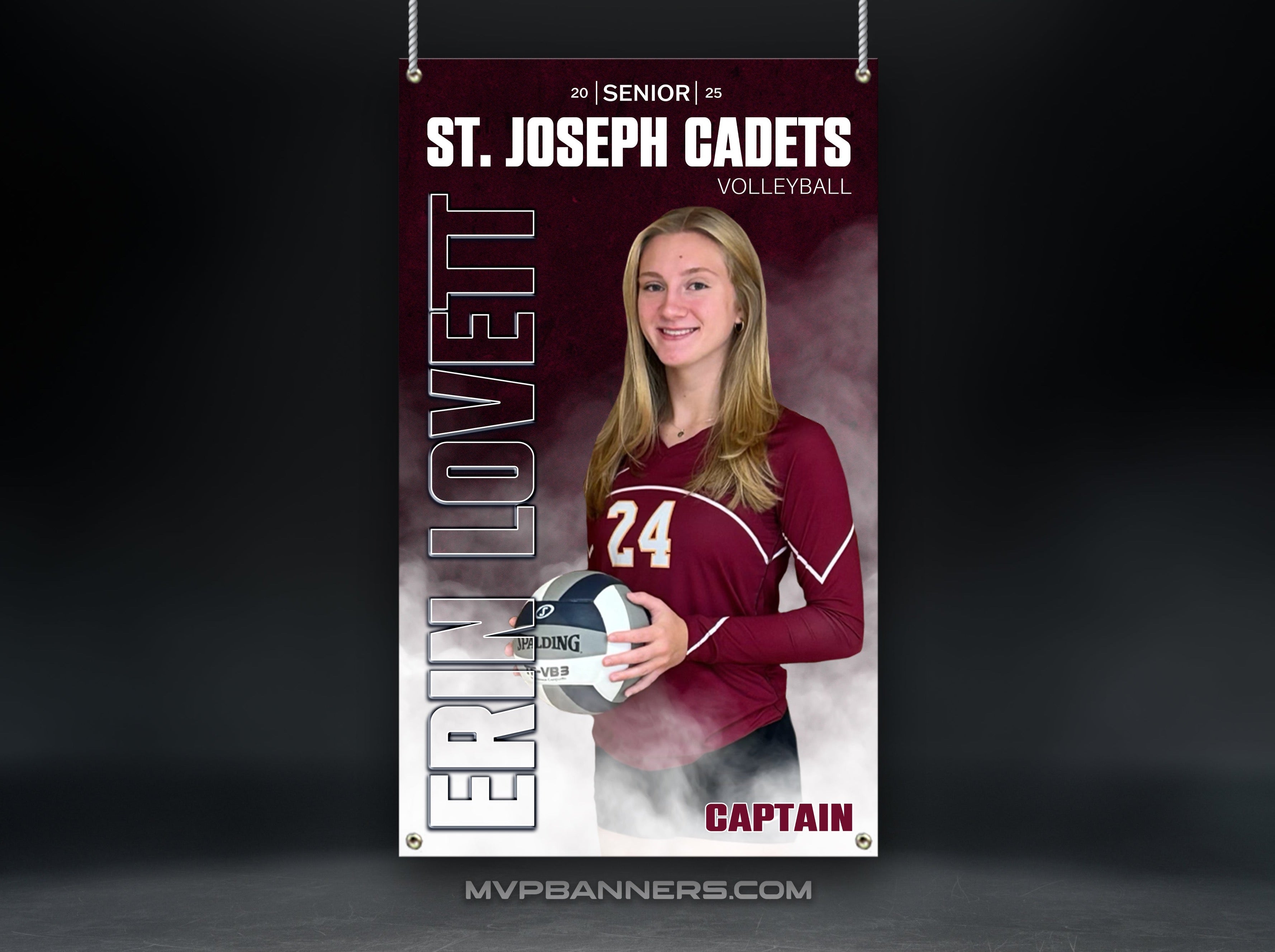 Volleyball Sports Banner | Senior Night | GameDay Fog