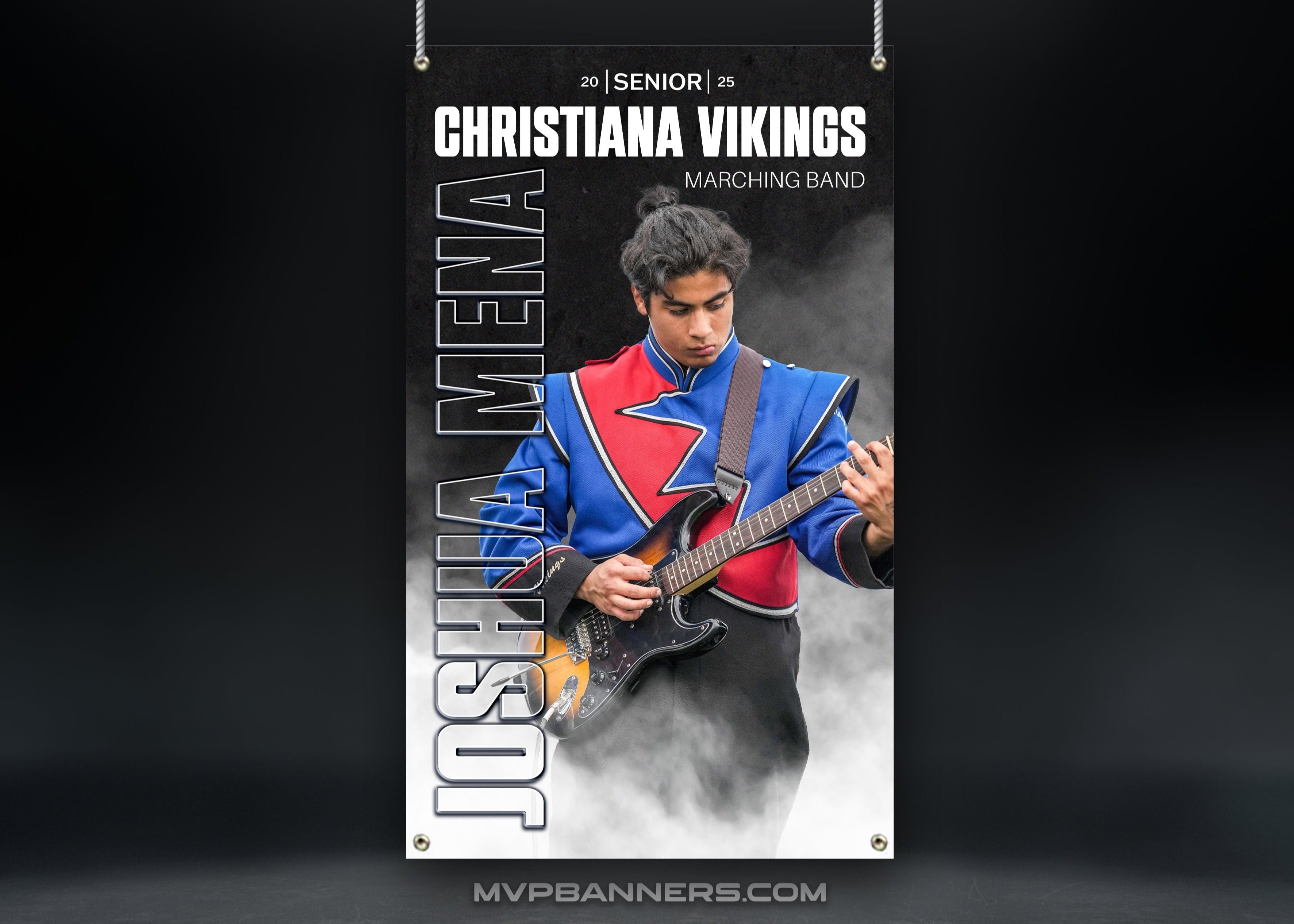 Custom Sports Banner | Senior Night | Band | Color Guard | Drill Team | GameDay Fog