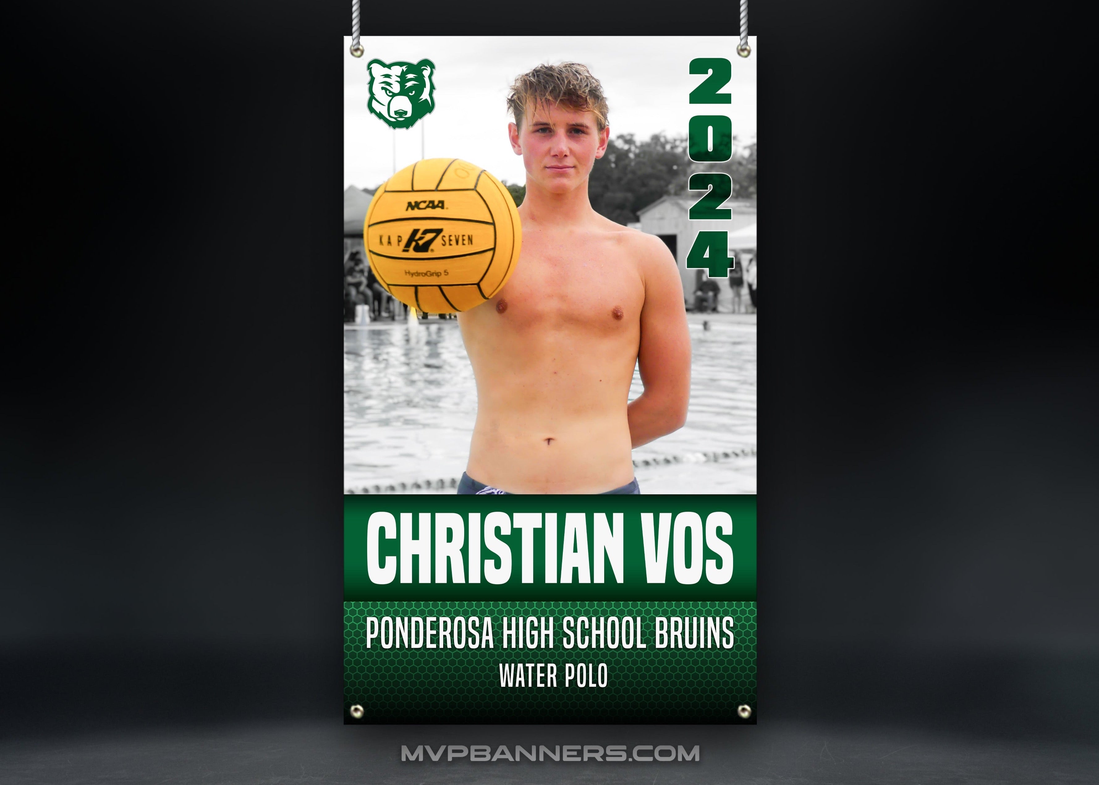 Custom Sports Banner | Senior Night | Water Polo | Premier Pro