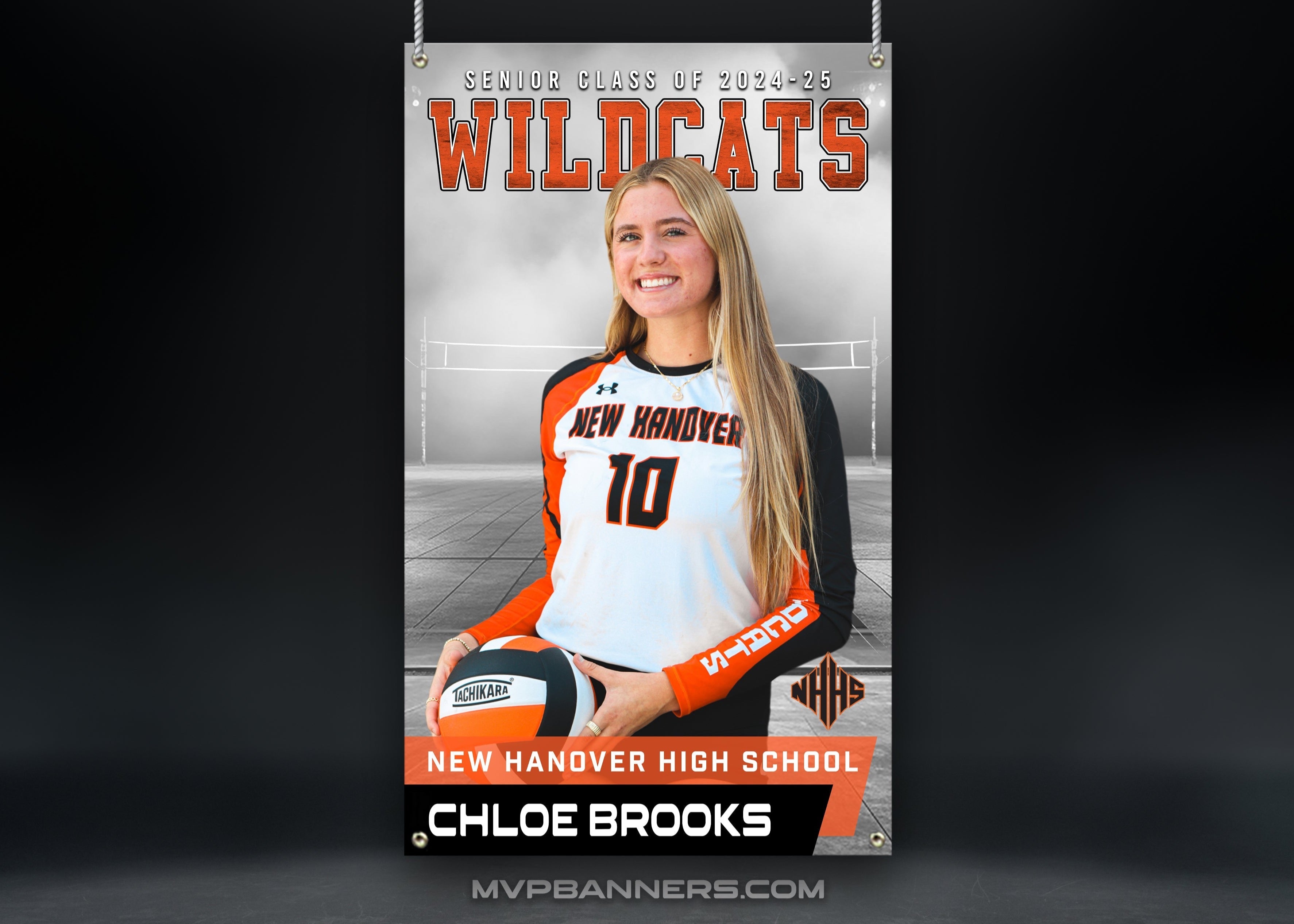 Custom Sports Banner | Senior Night | Volleyball - Breaking Boundaries
