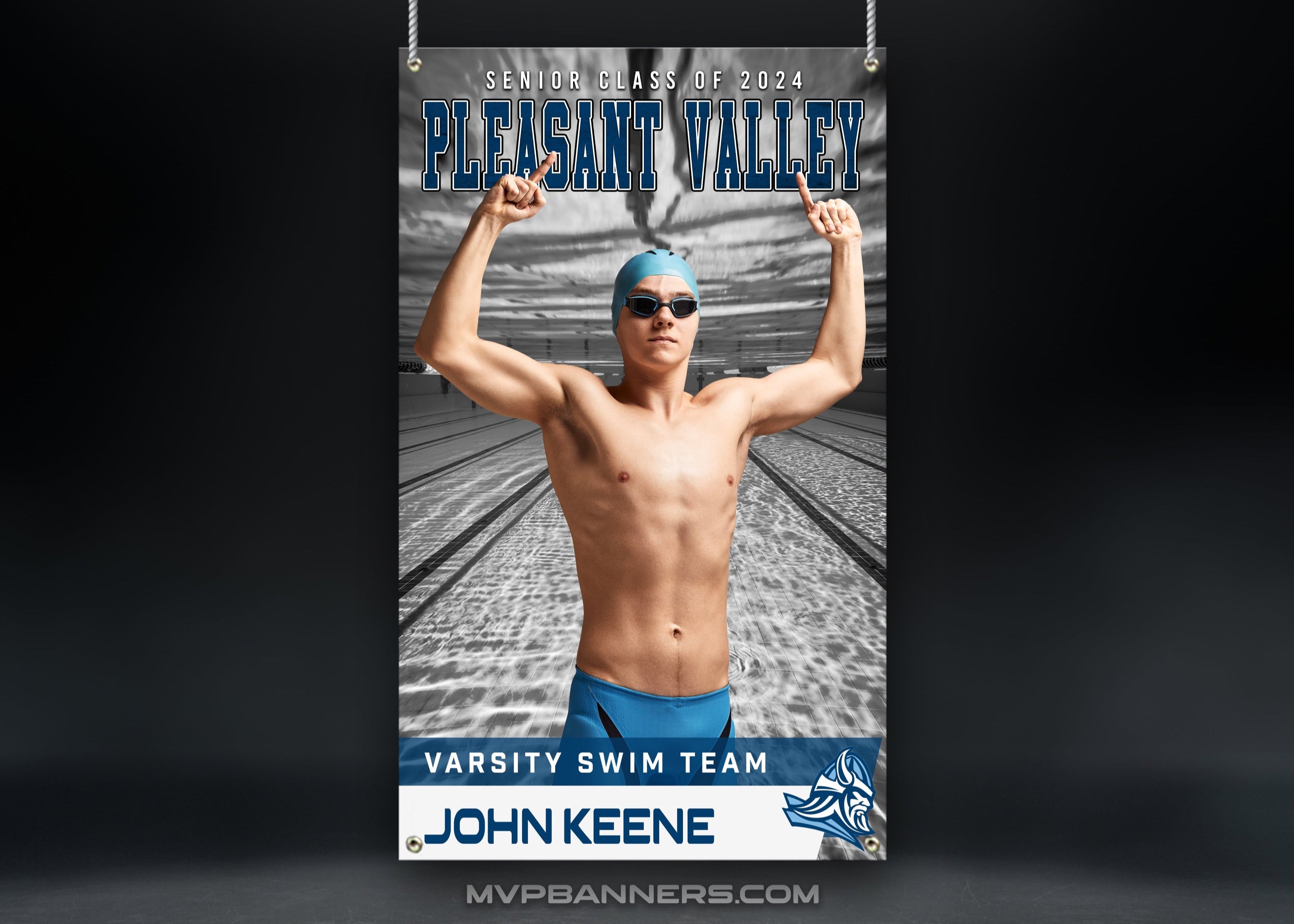 Custom Sports Banner | Senior Night | Swim/Dive | Breaking Boundaries