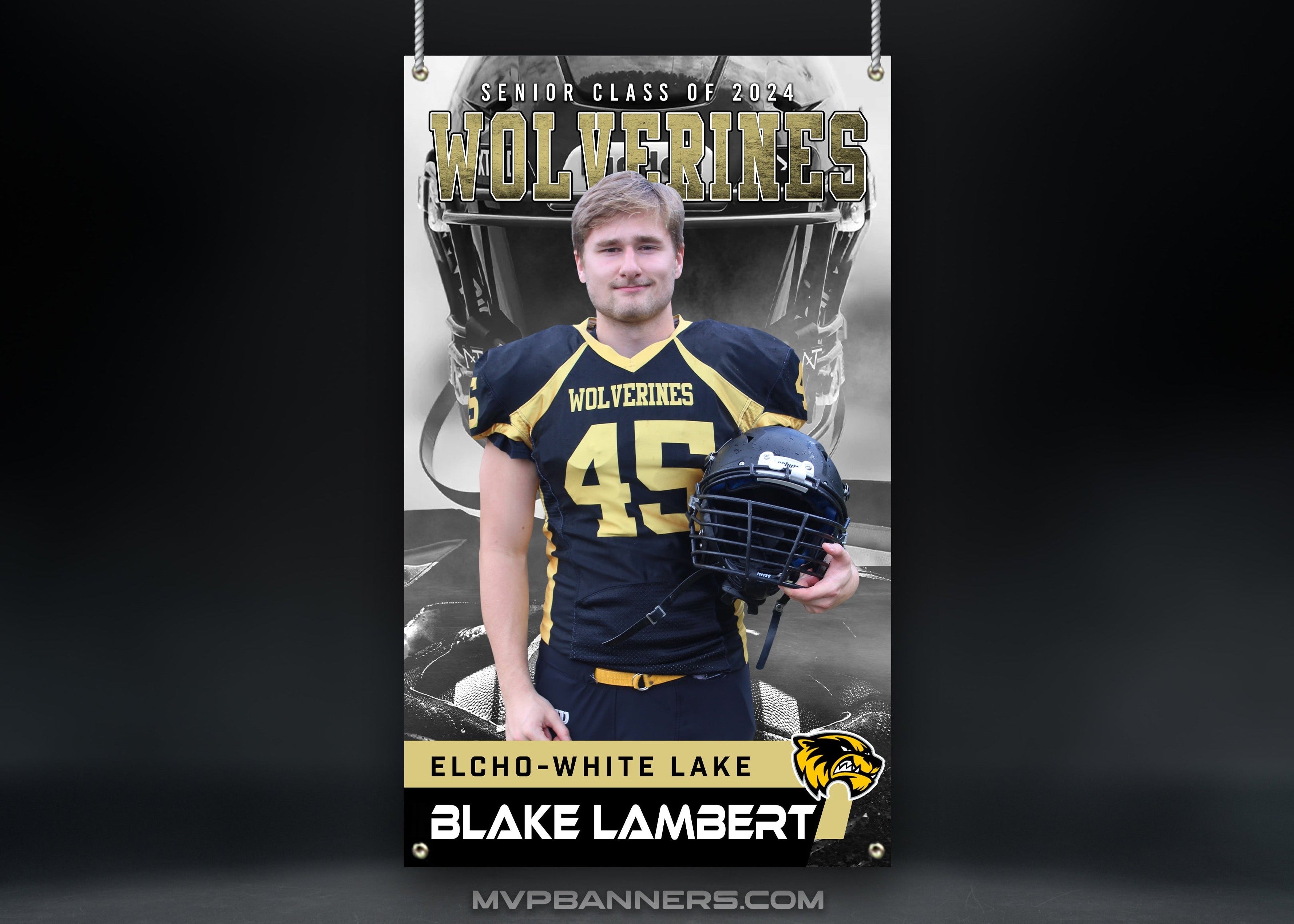 Custom Sports Banner | Senior Night | Breaking Boundaries Football