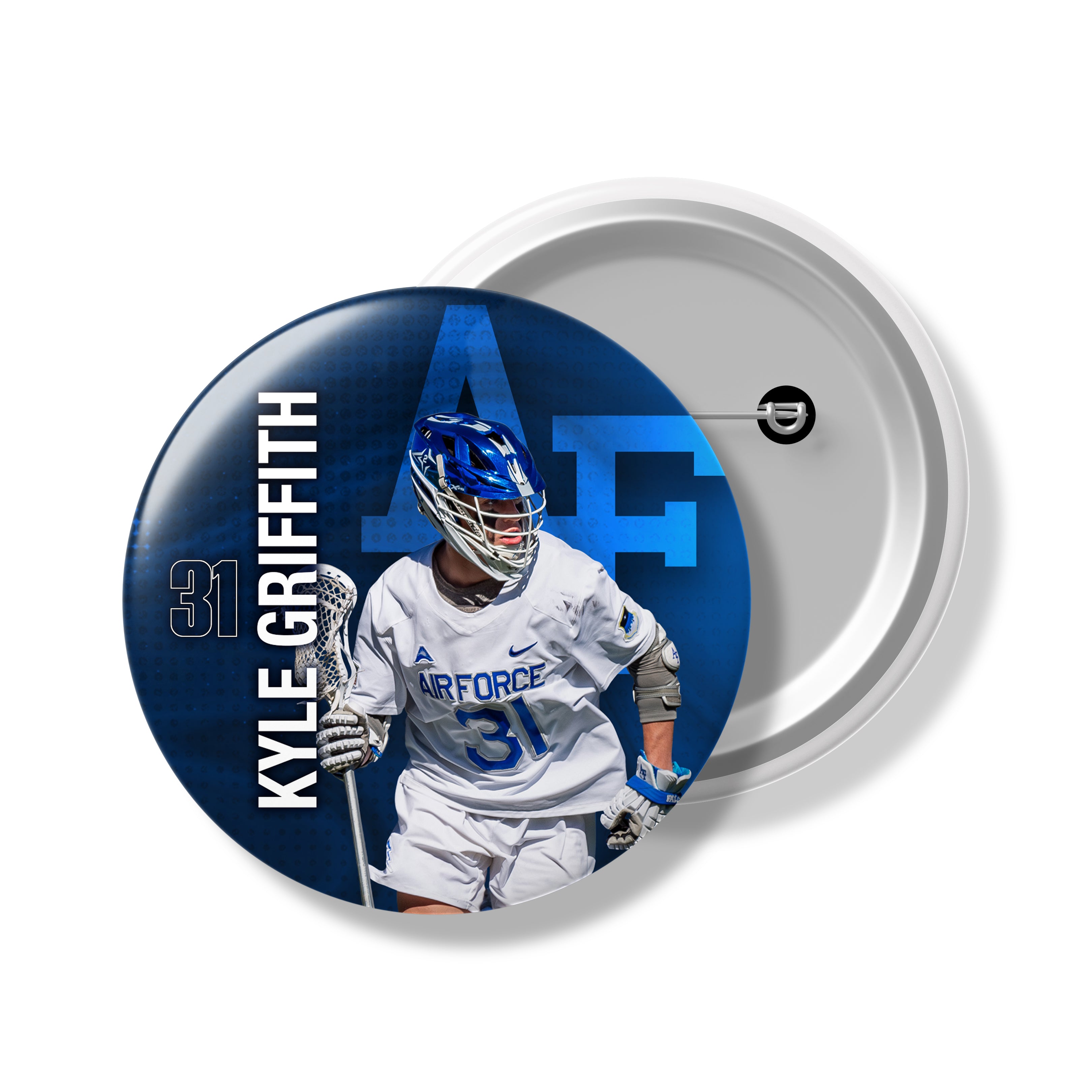 Sports Team Spirit Button | Personalized Button | Senior Night | Track & XC | Grind Mode