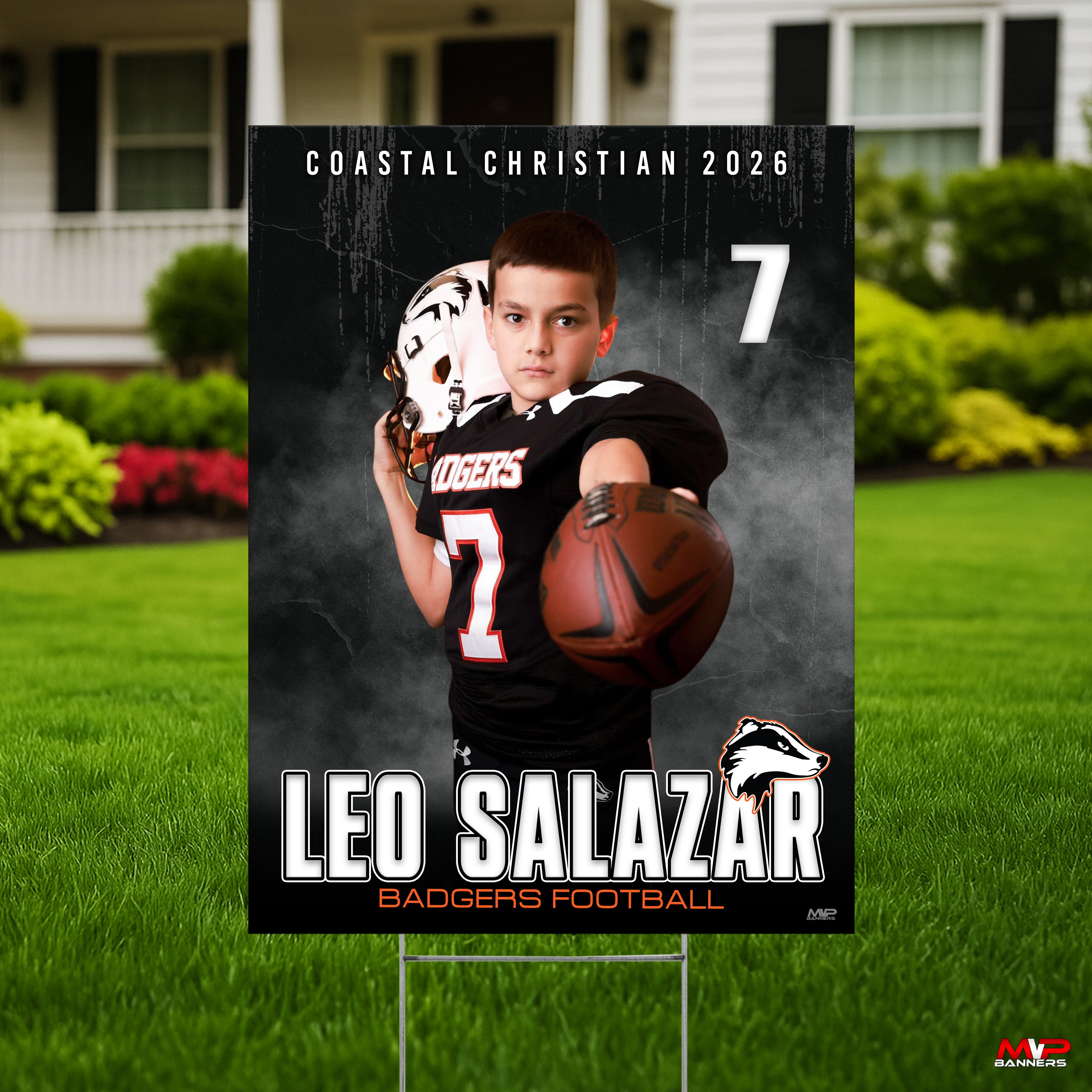 Custom Coastal Christian Senior Banner & Yard Sign - Odyssey