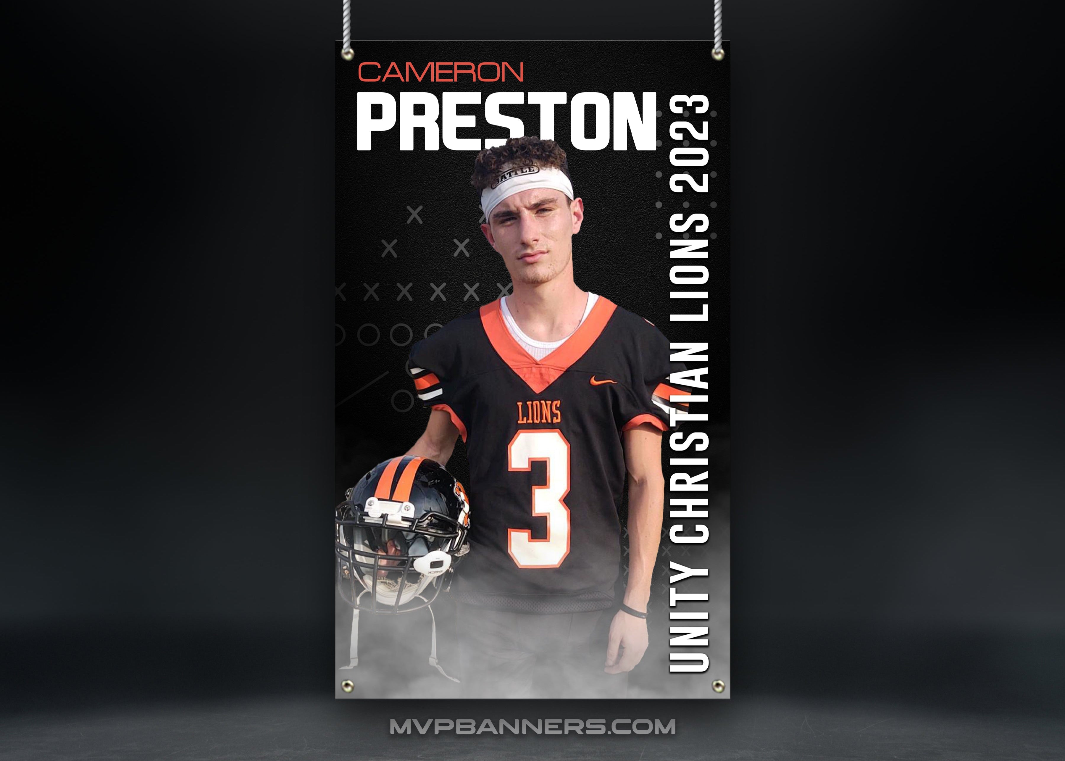 Custom Sports Banner | Senior Night | Playbook Football