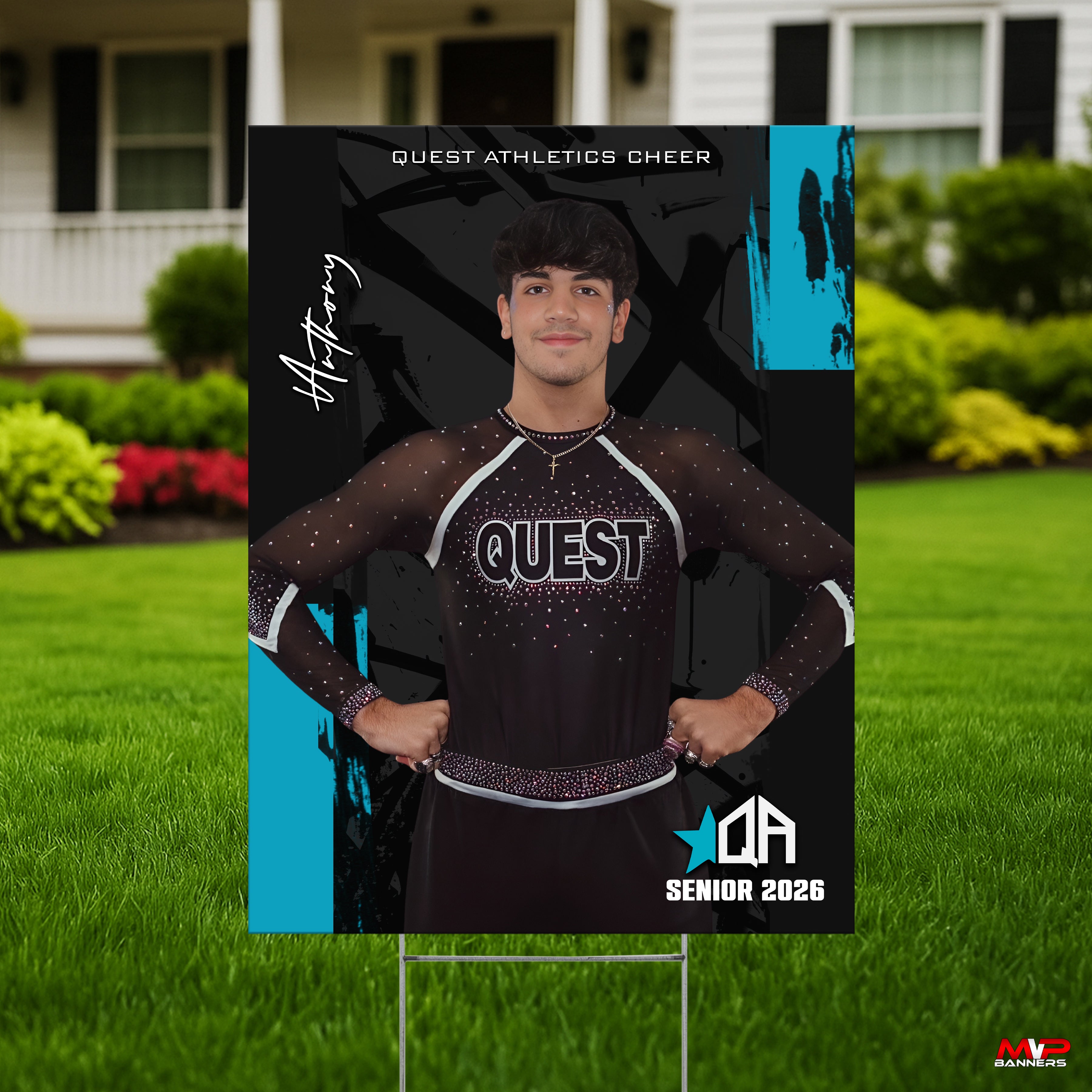 Custom Sports Banner | Senior Night | Cheer | Dance | Quiet Power