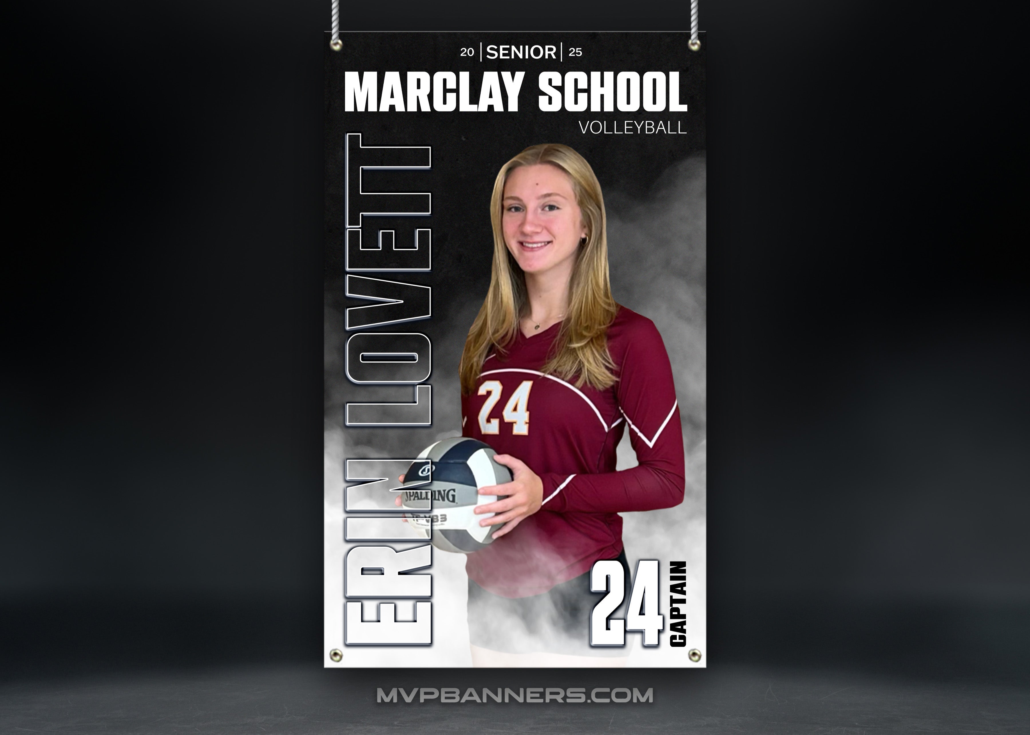 Custom Sports Banner | Senior Night | Volleyball - GameDay Fog