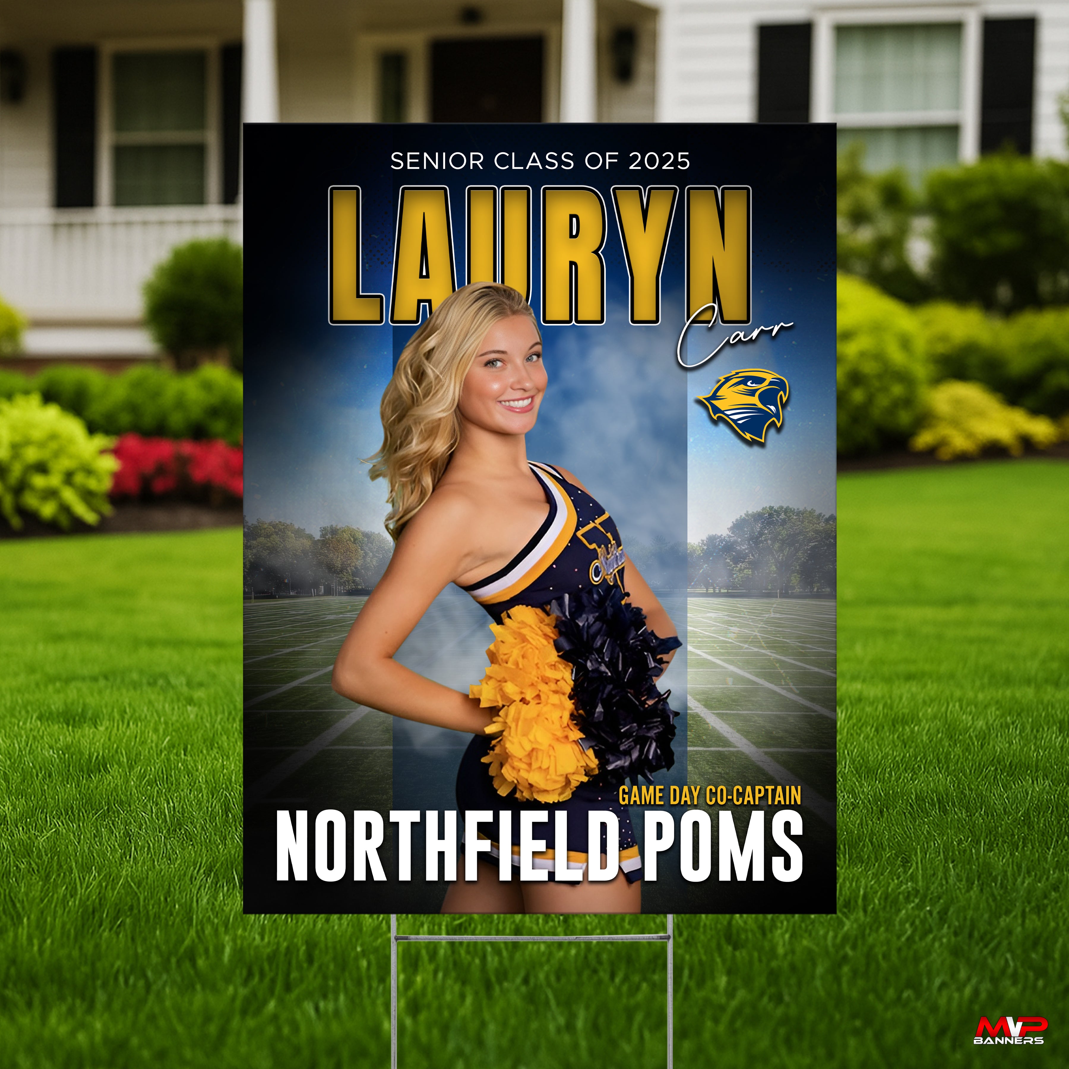 Custom Sports Banner | Senior Night | Cheer | Dance | Sideline Glam