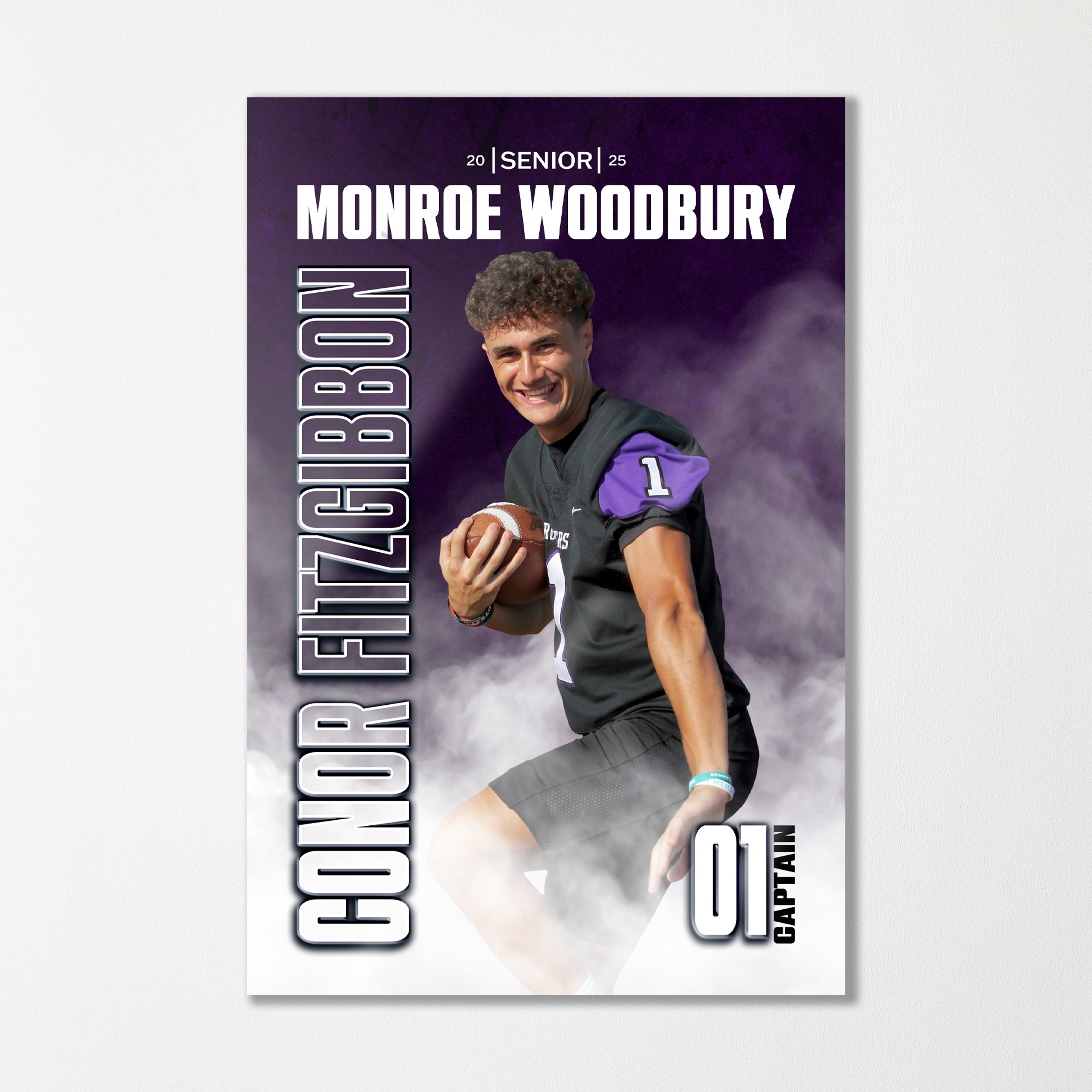Custom Sports Banner | Senior Night | GameDay Fog Football