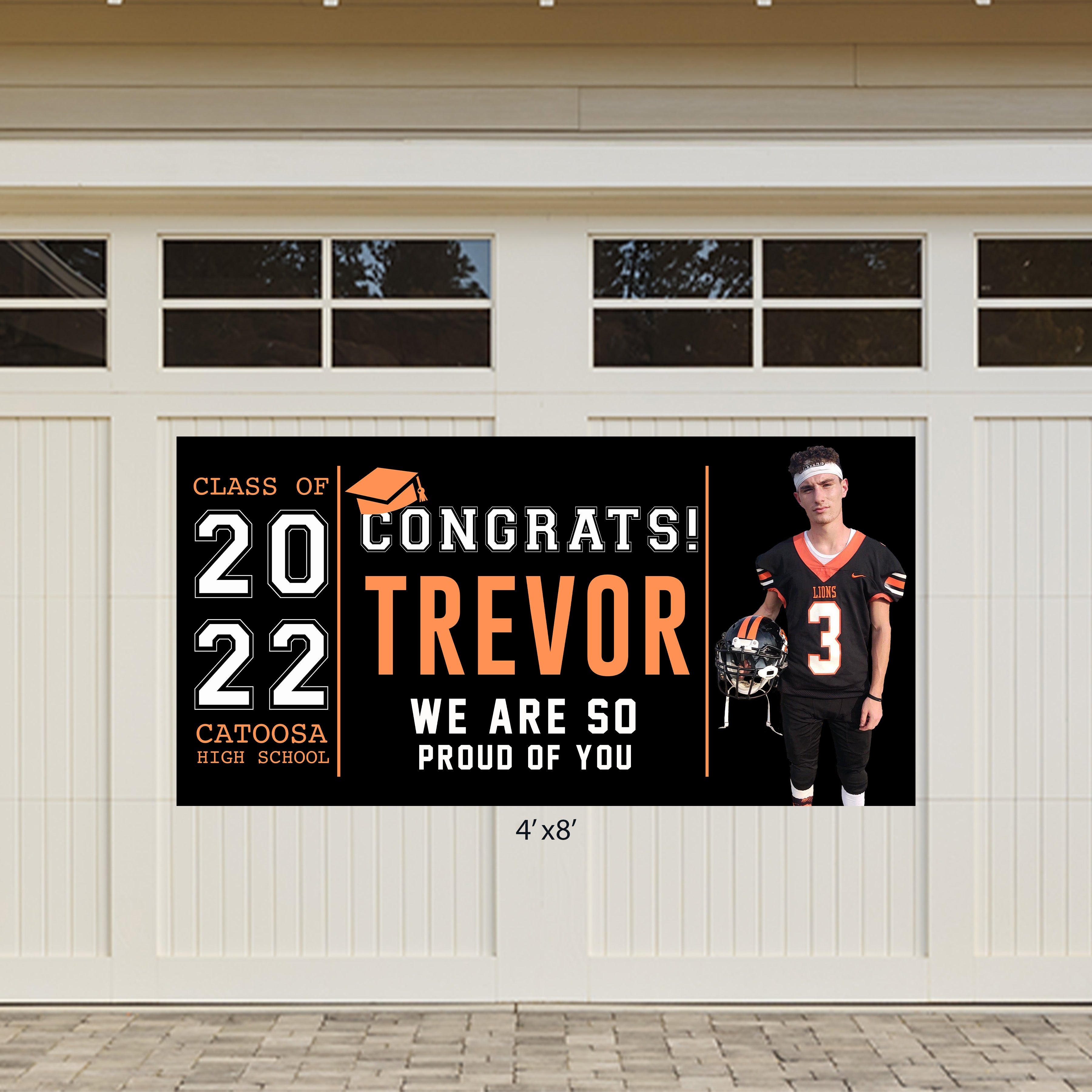 Custom Graduation Banner | Senior Night | Congrats Grad