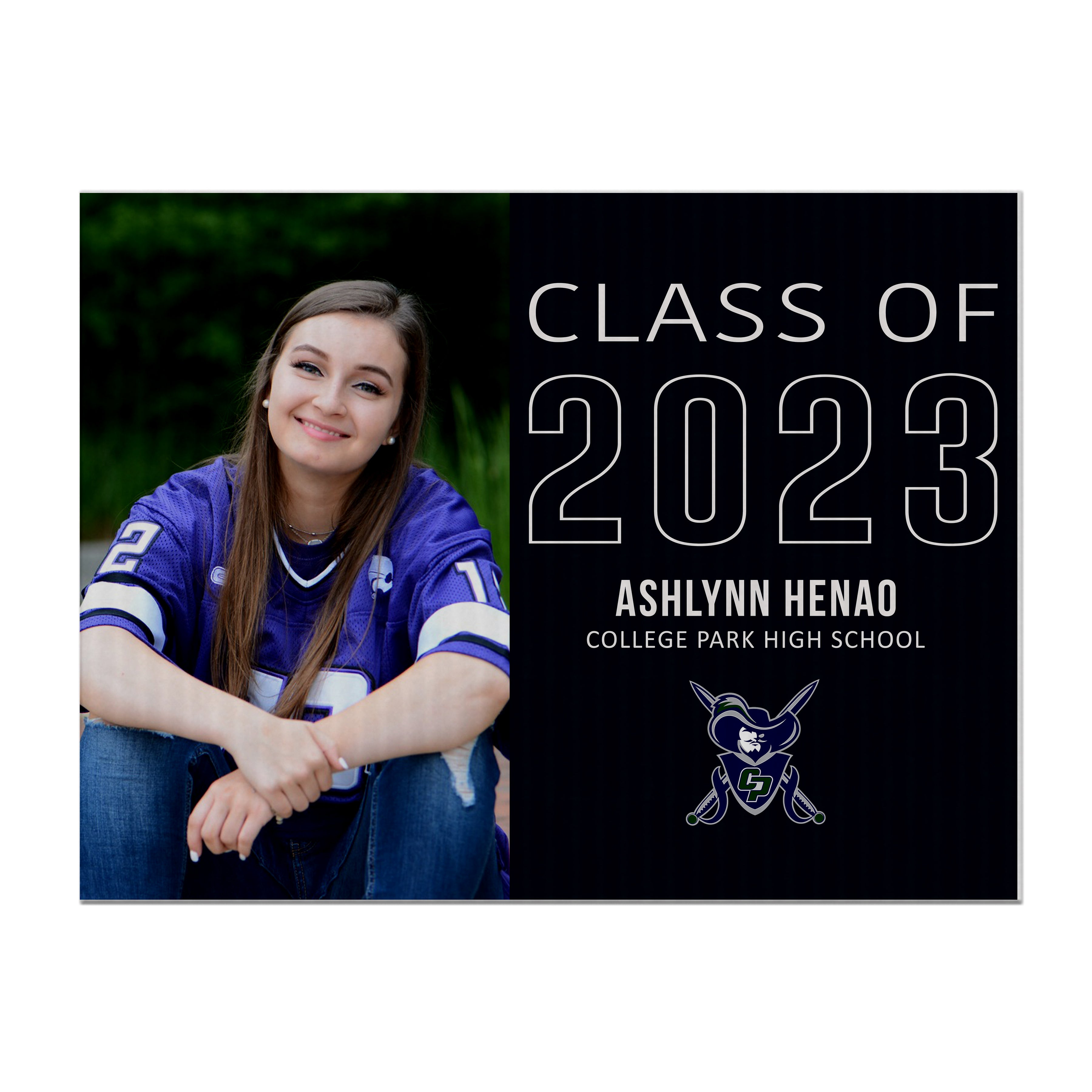 Graduation Yard Sign - Modern Class of - Graduation