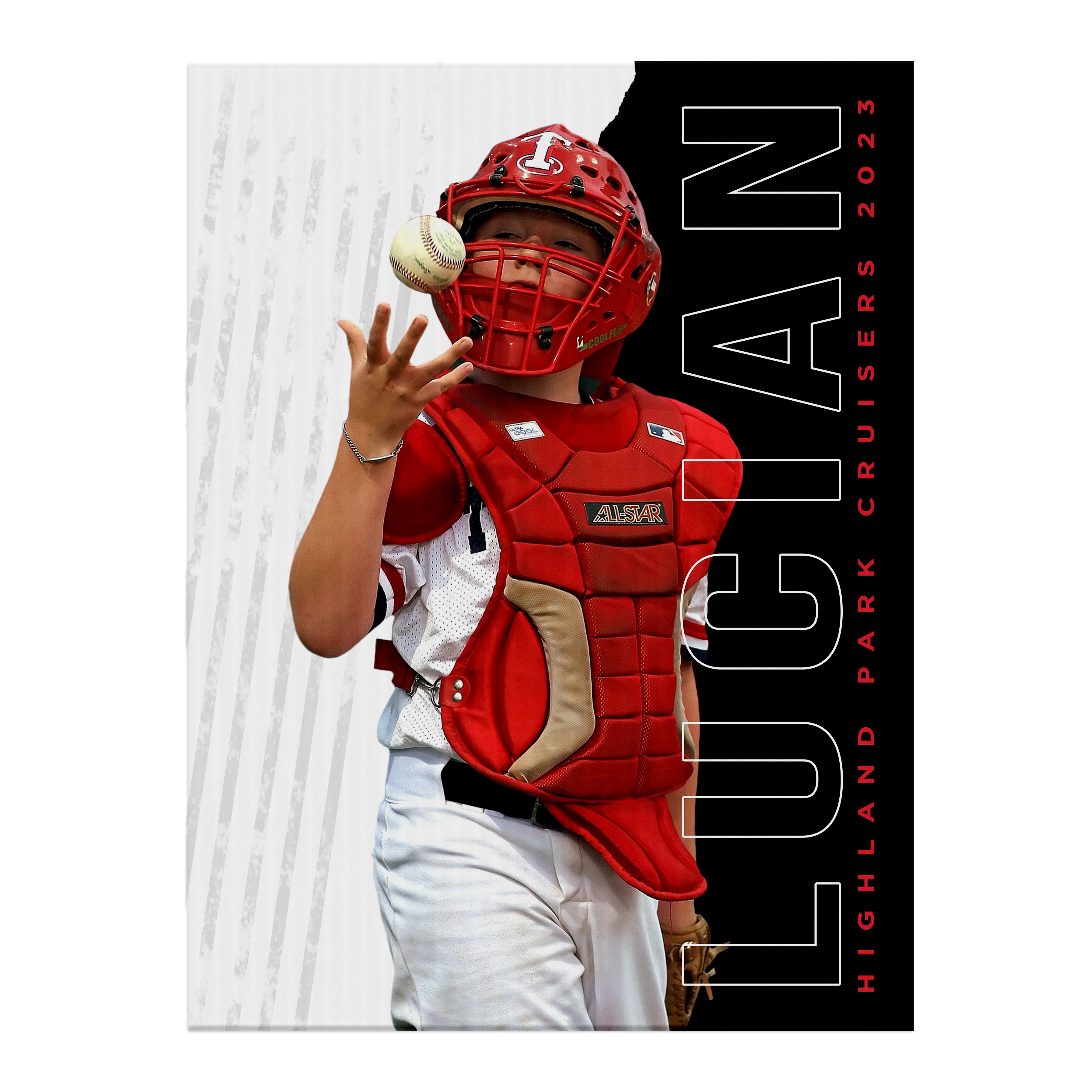 Printed Sports Yard Sign | Senior Night Poster | Baseball | Mighty Tear