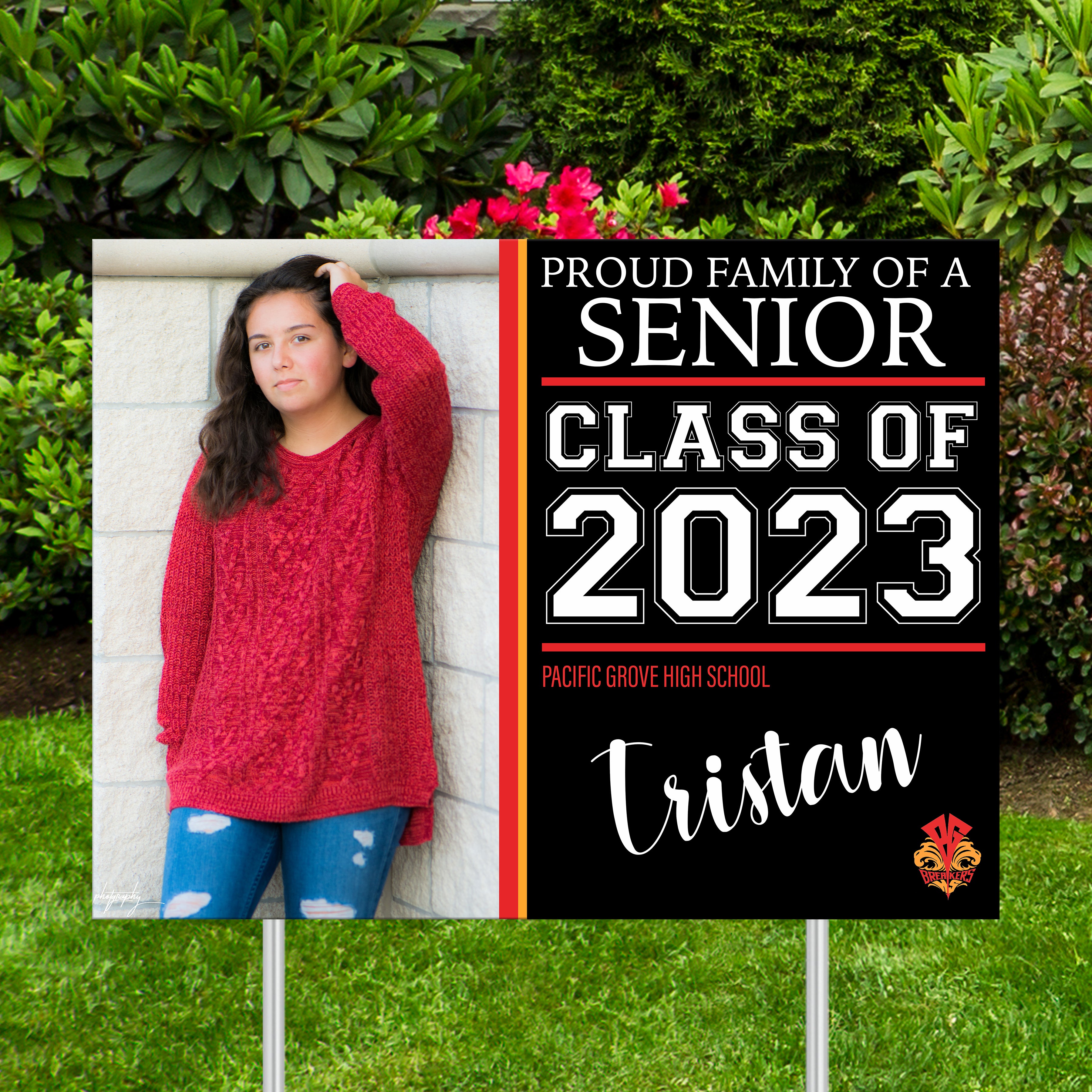 Graduation Yard Sign - Proud of Our Senior - Graduation