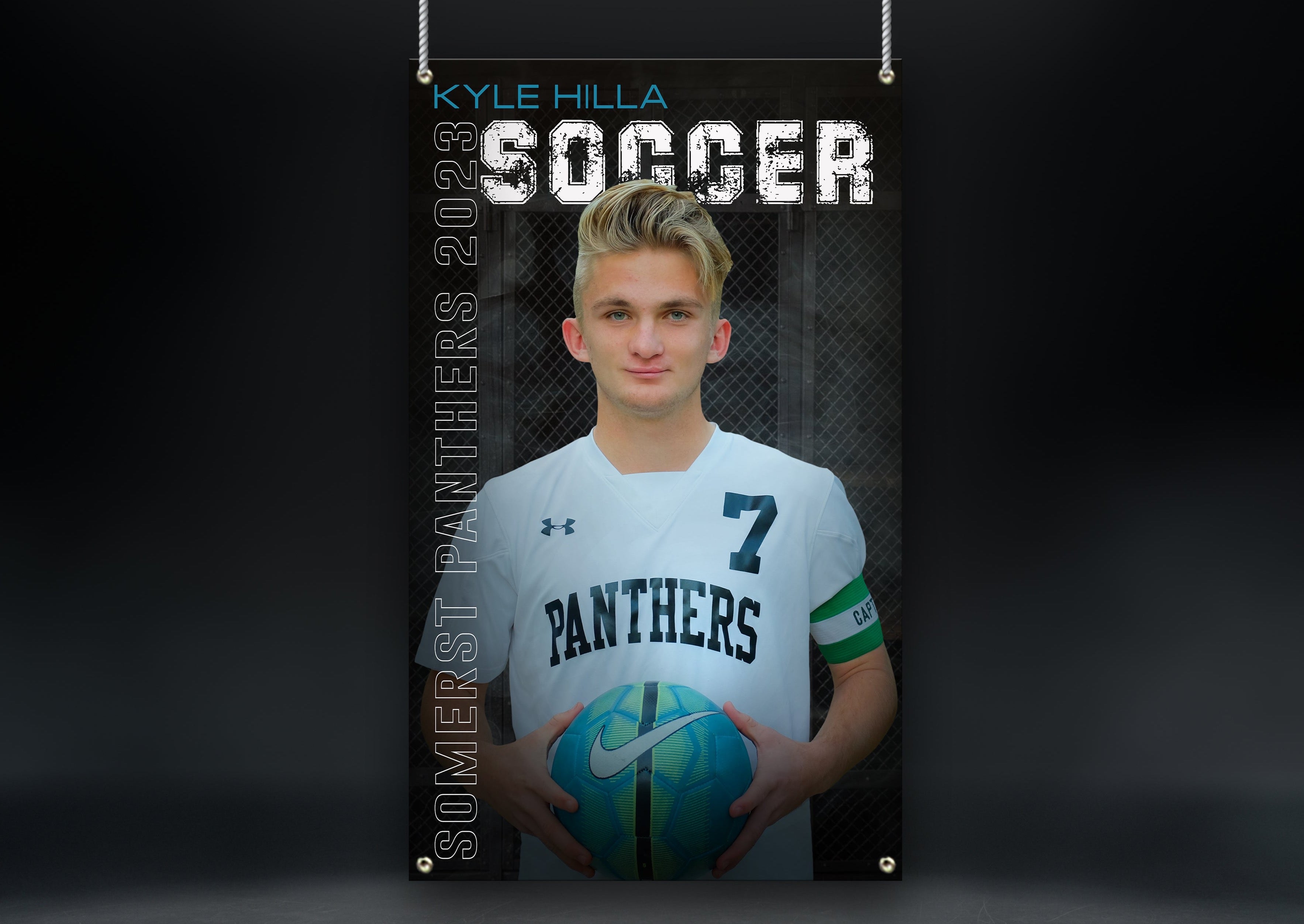 Soccer Sports Banner | Senior Night | Iron Smoke