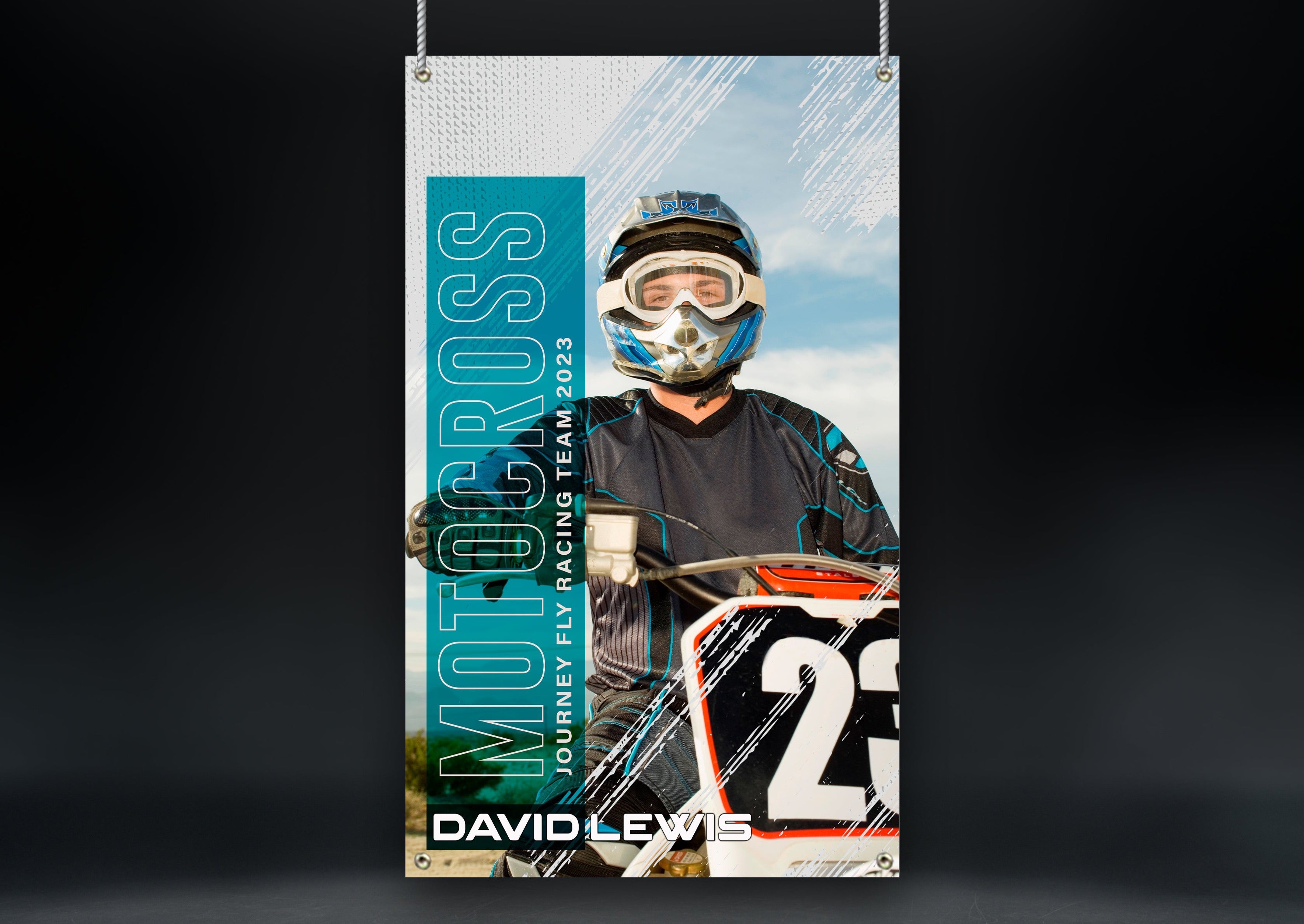 Sports Banner - Event Ticket - Motorcross