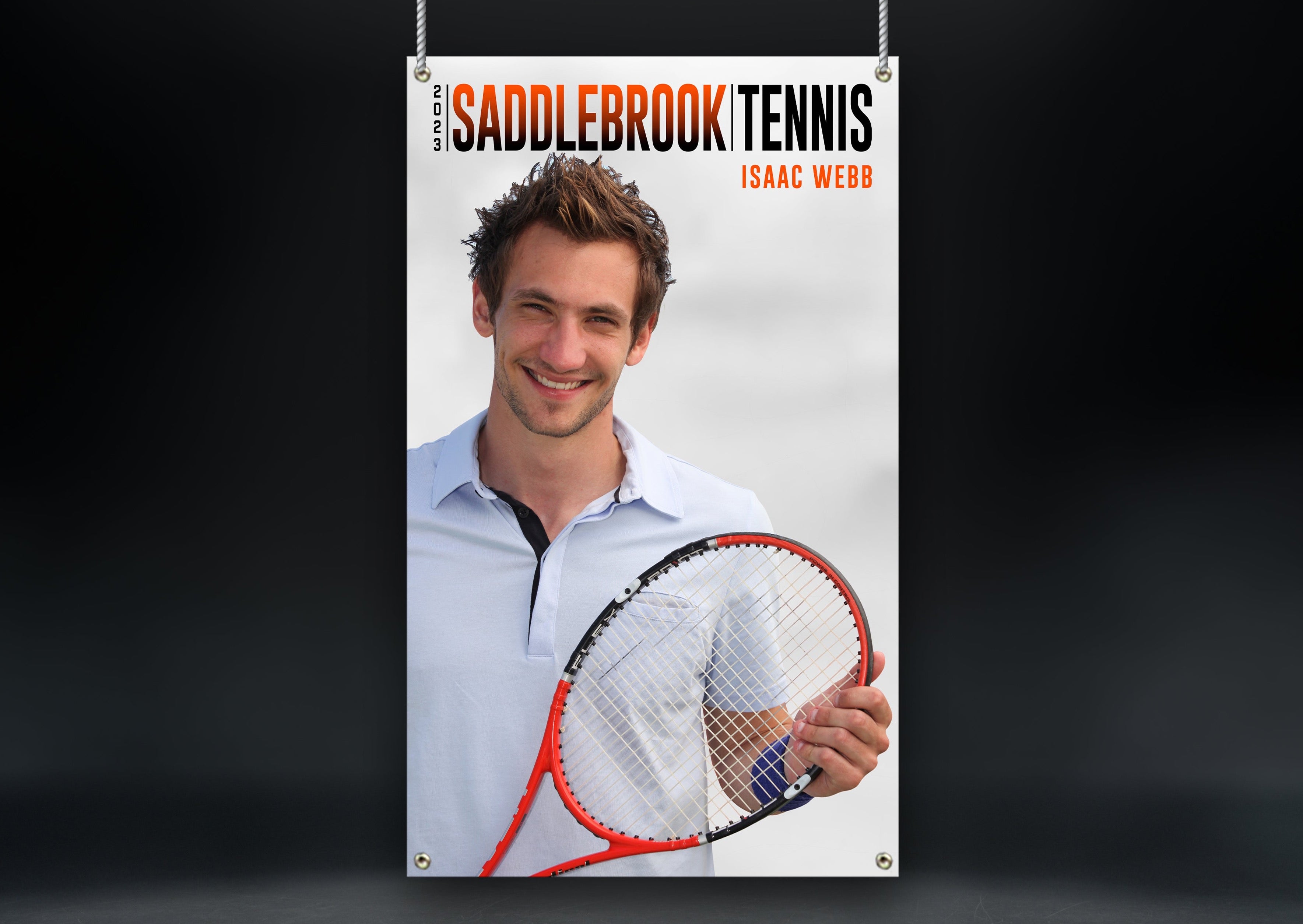 Tennis Sports Banner | Senior Night | Contemporary