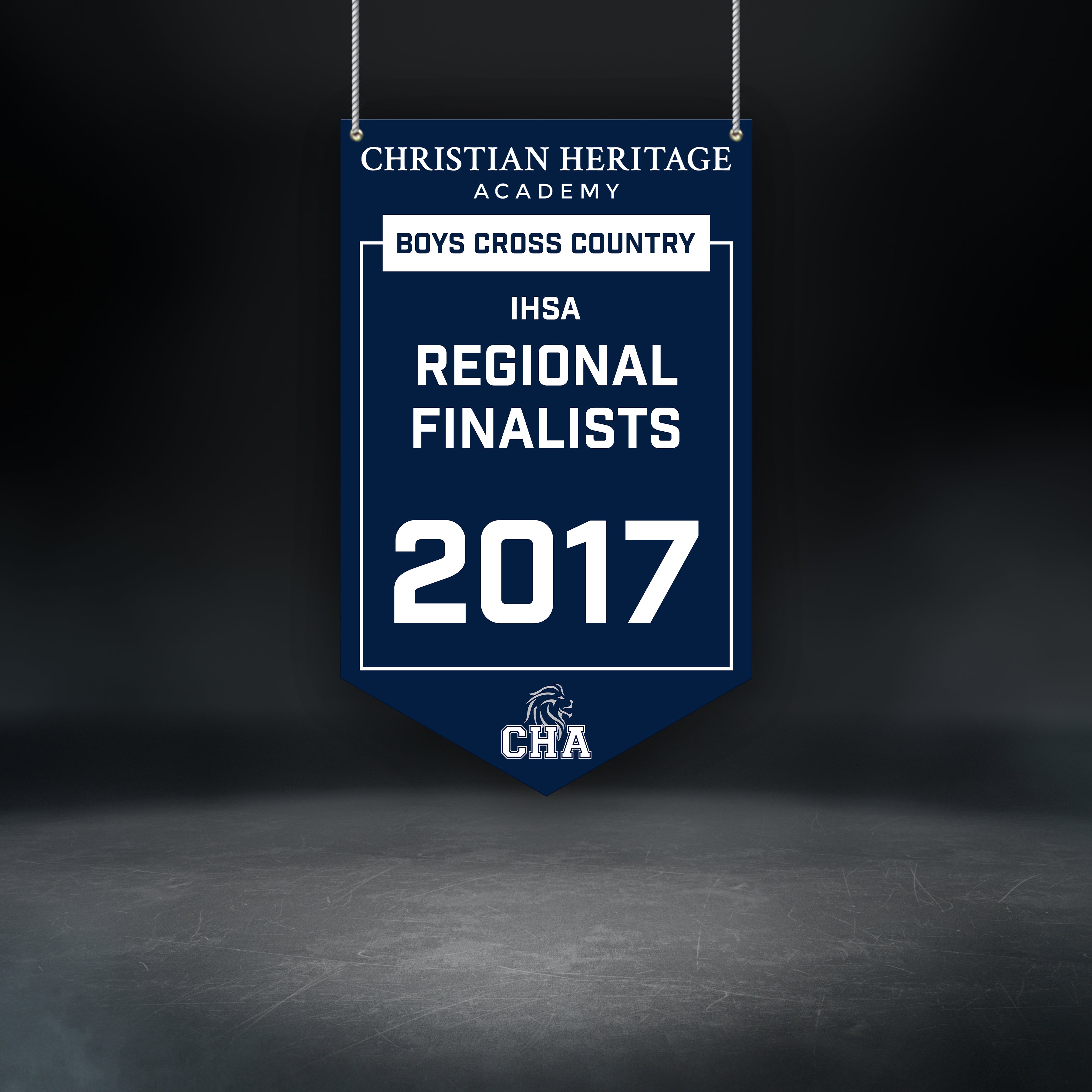 GYMNASIUM BANNERS - Regional Finalists (NAVY)