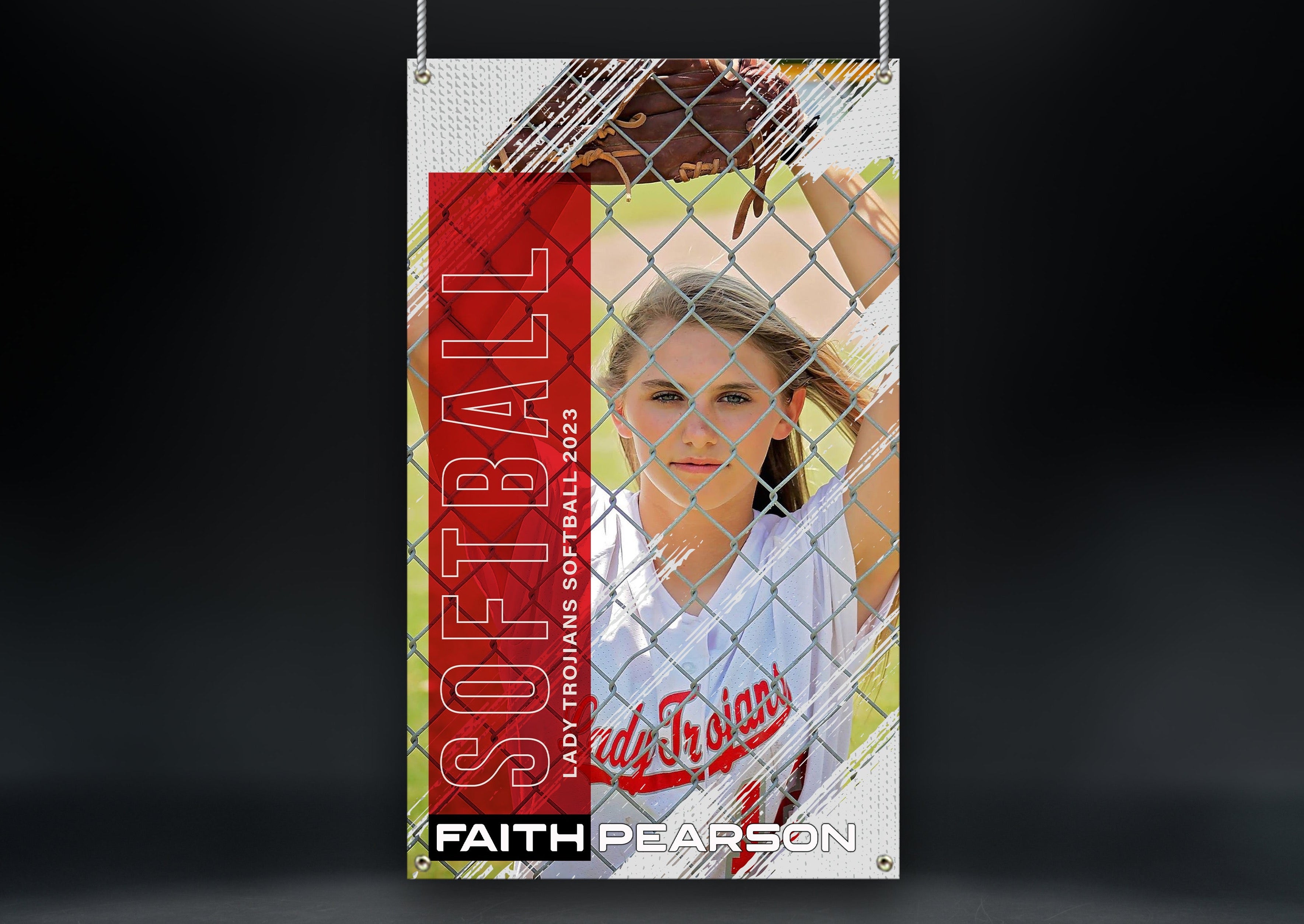 Softball Sports Banner | Senior Night | Event Ticket