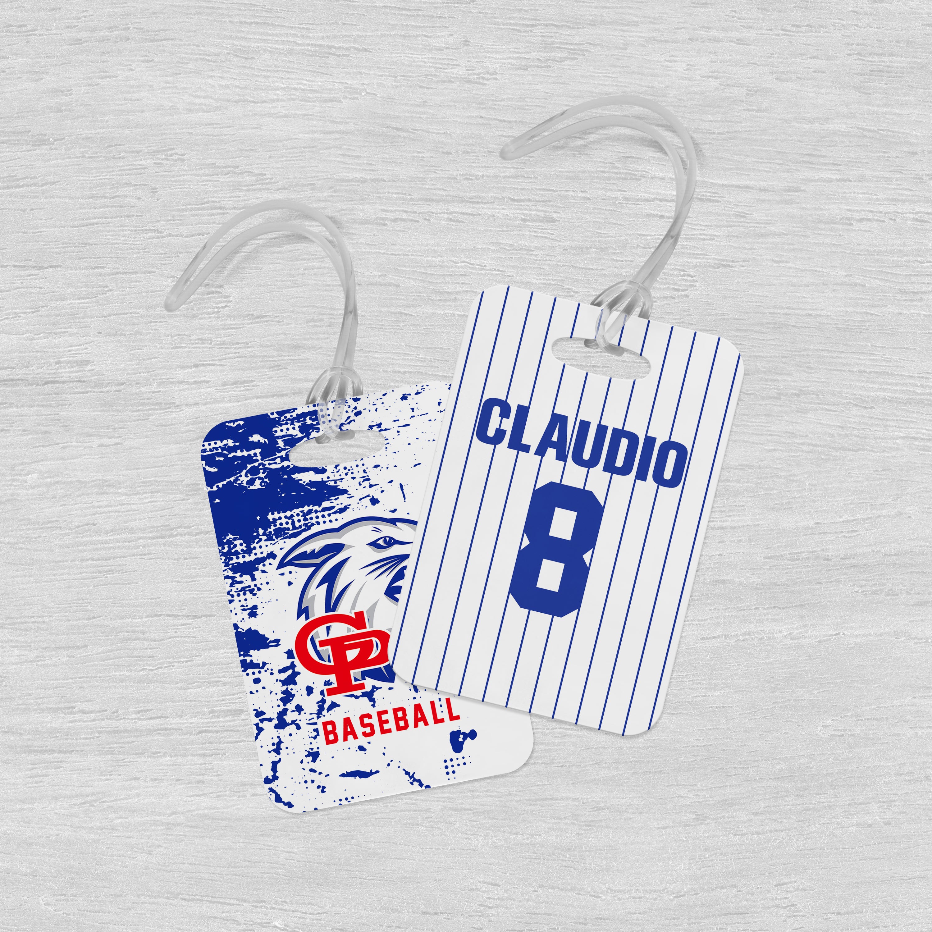 Sports Bag/Luggage Tag - Grunge