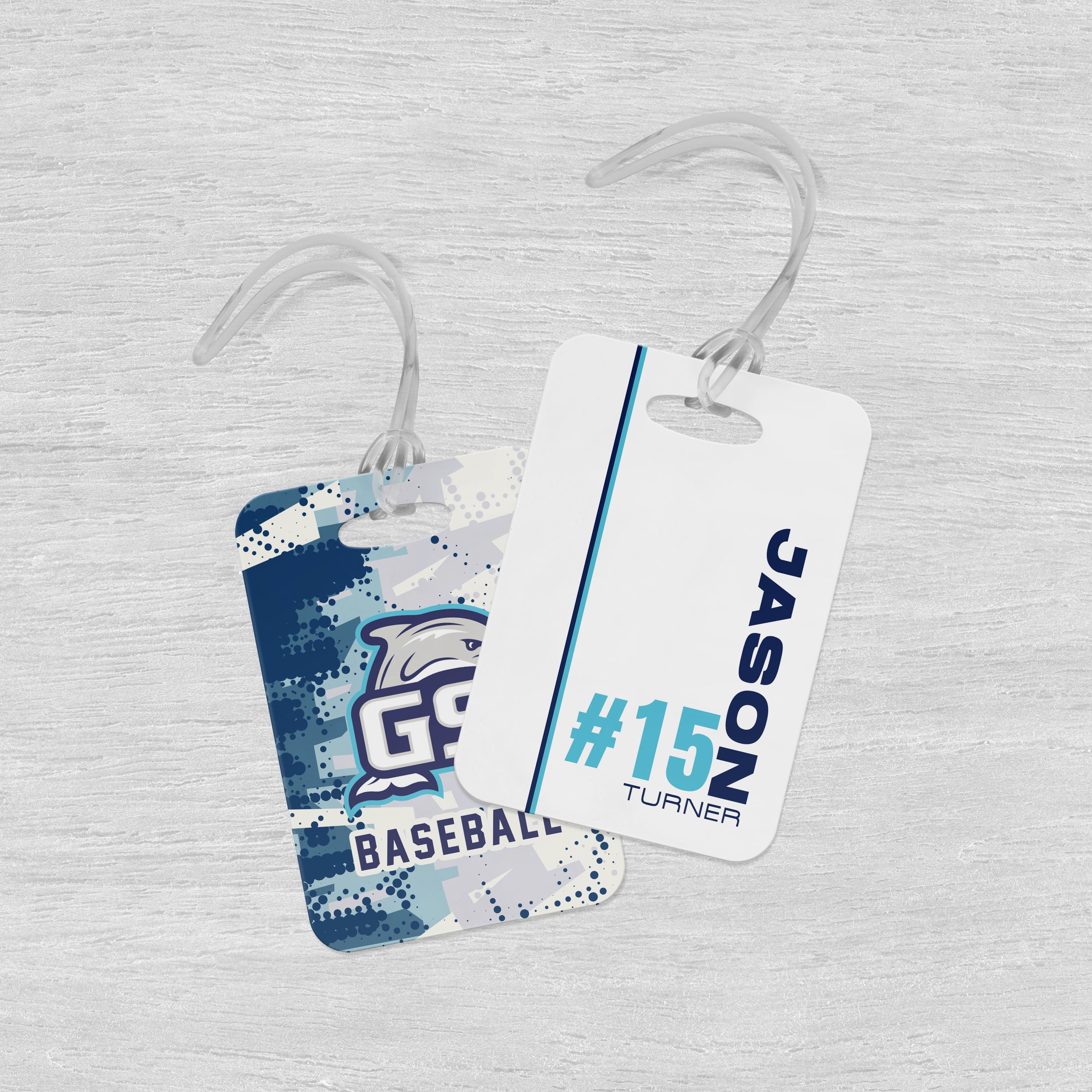 Sports Bag/Luggage Tag - White Coast