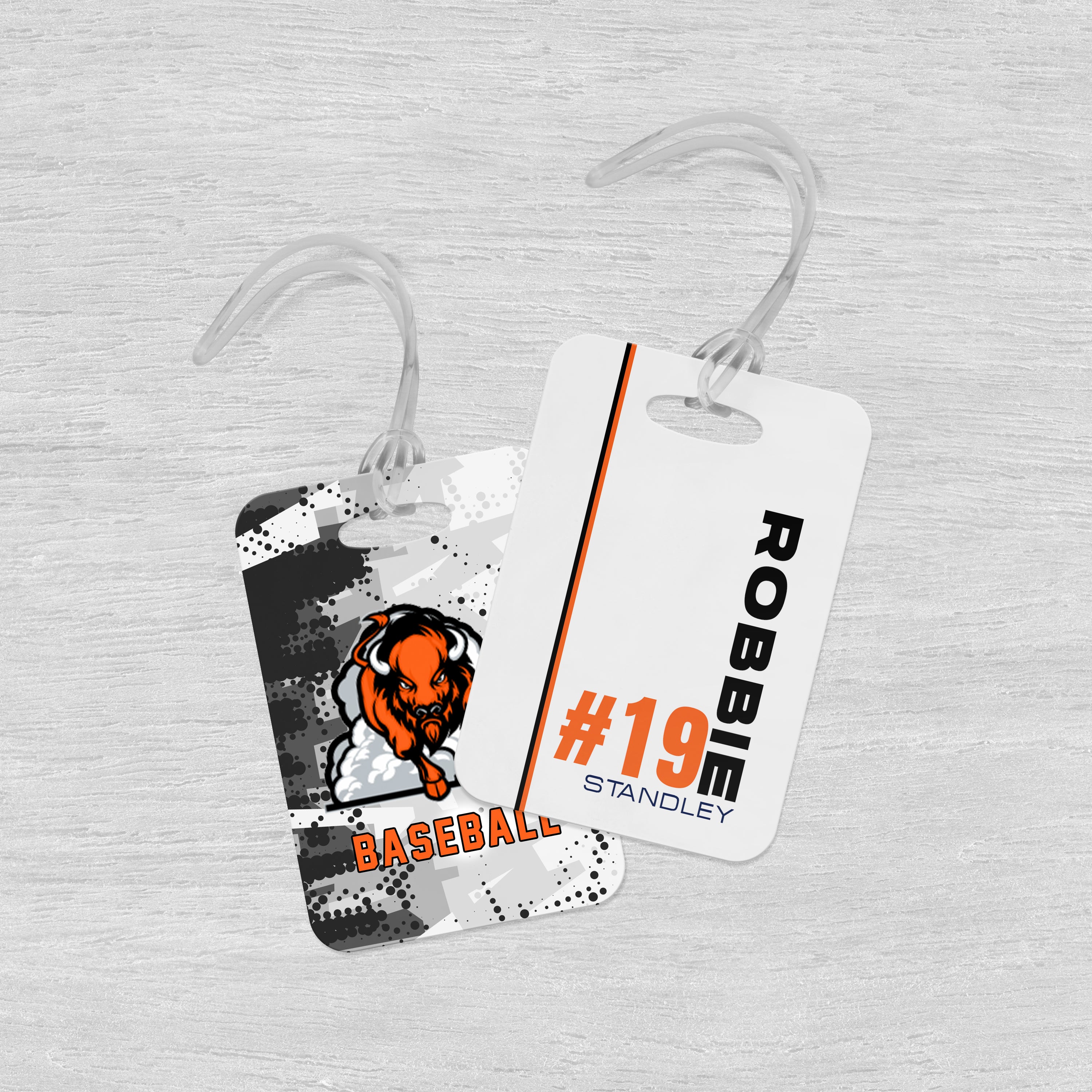 Sports Bag/Luggage Tag - White Coast