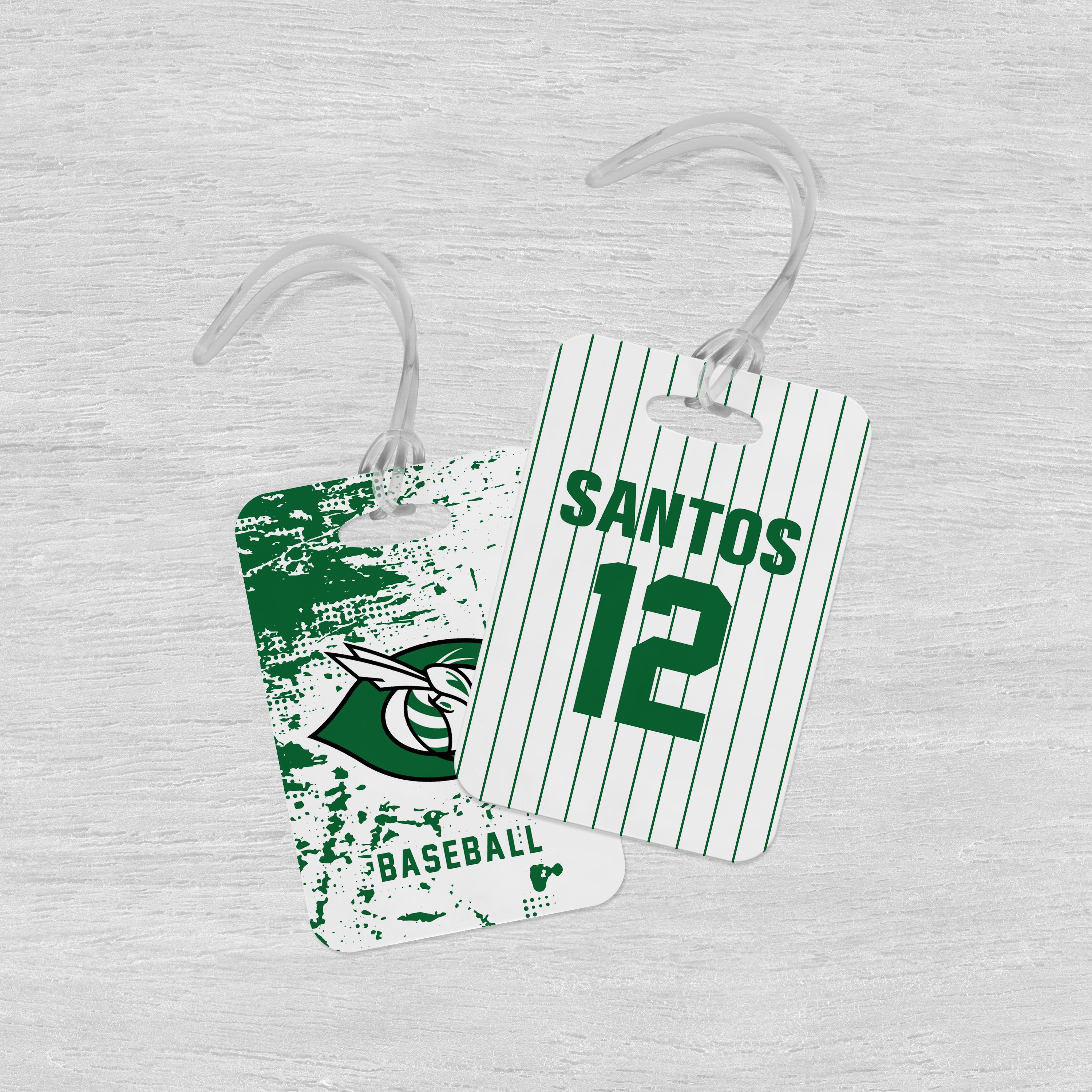 Sports Bag/Luggage Tag - Grunge