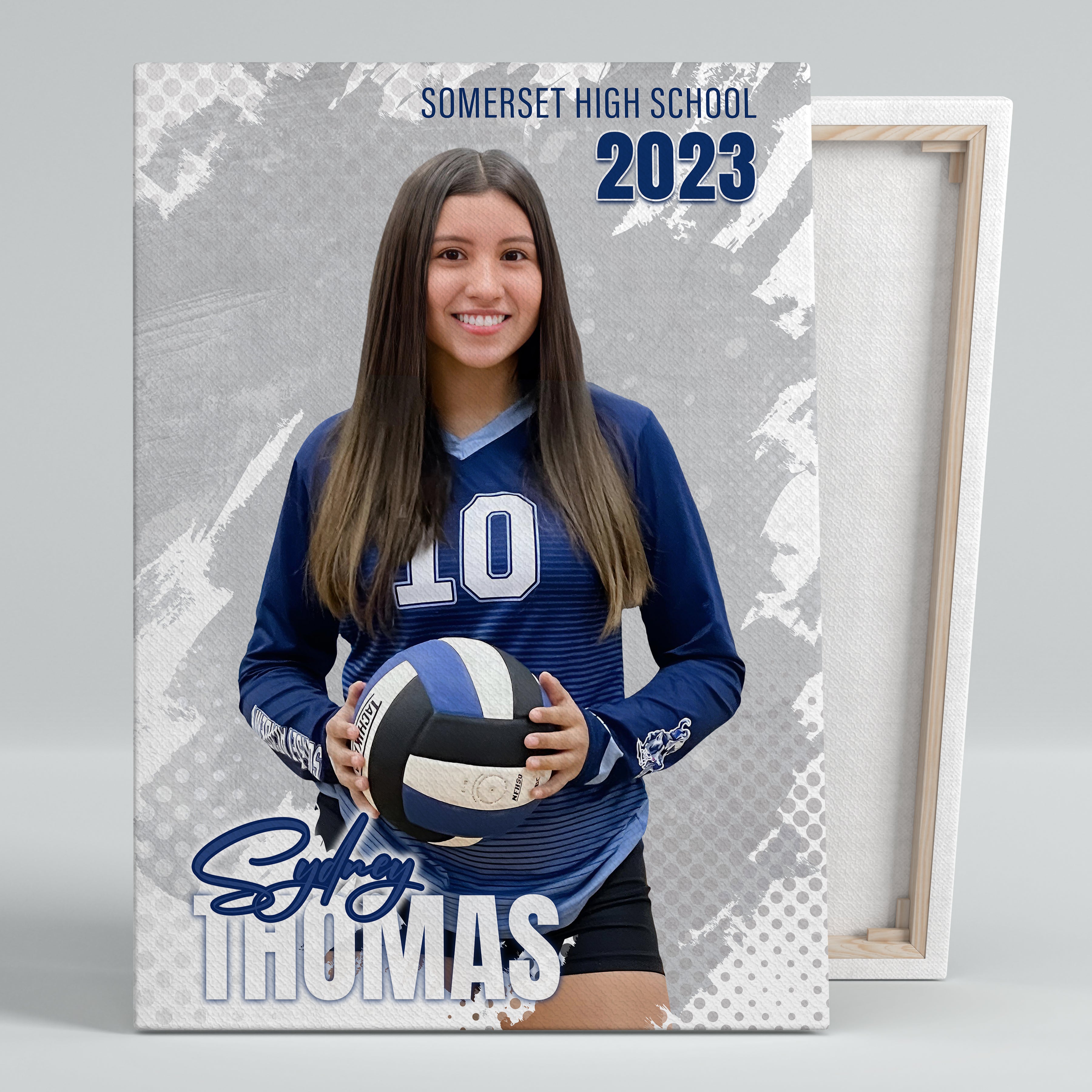 Personalized Sports Canvas Print - Switch - Volleyball