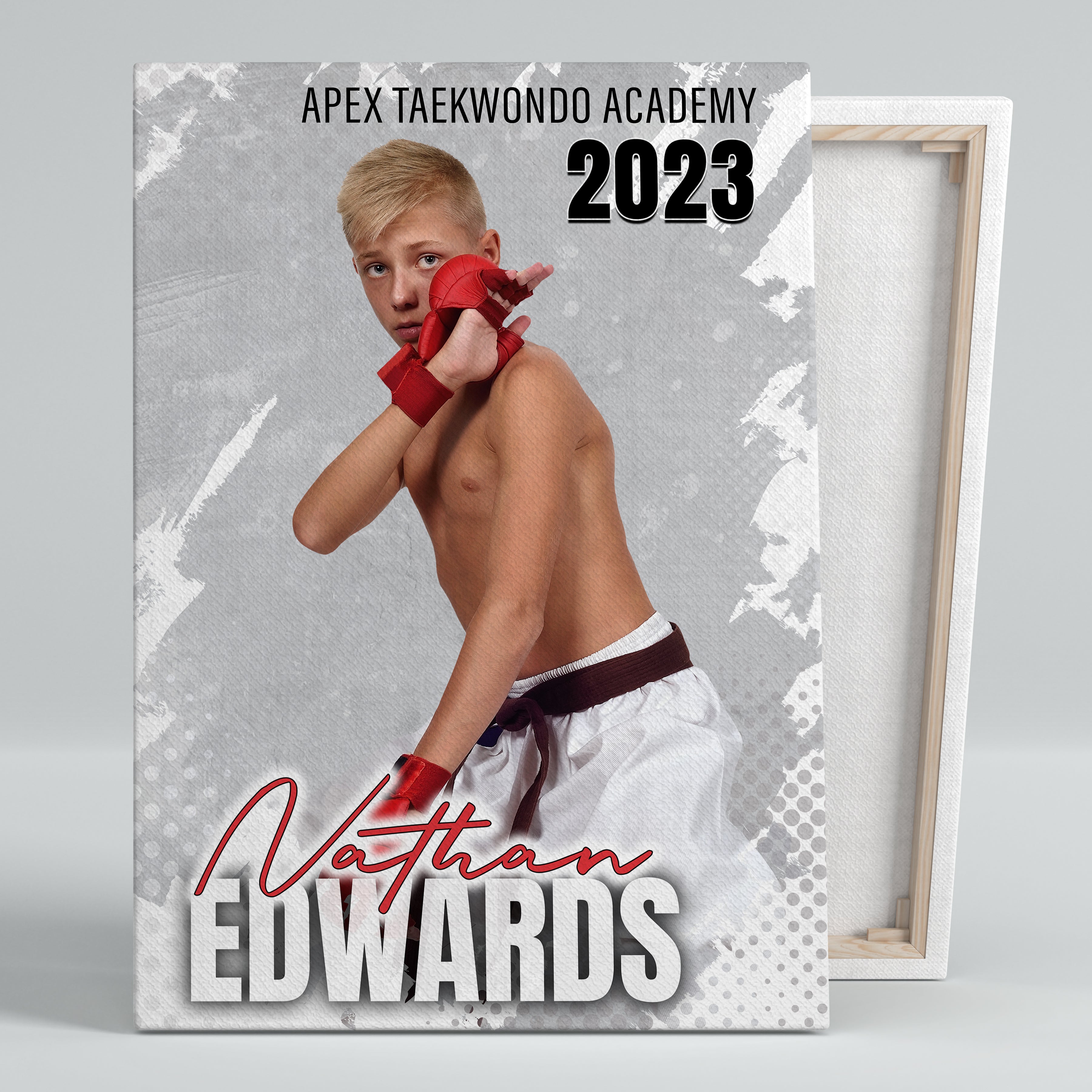 Personalized Sports Canvas Print - Switch - Martial Arts