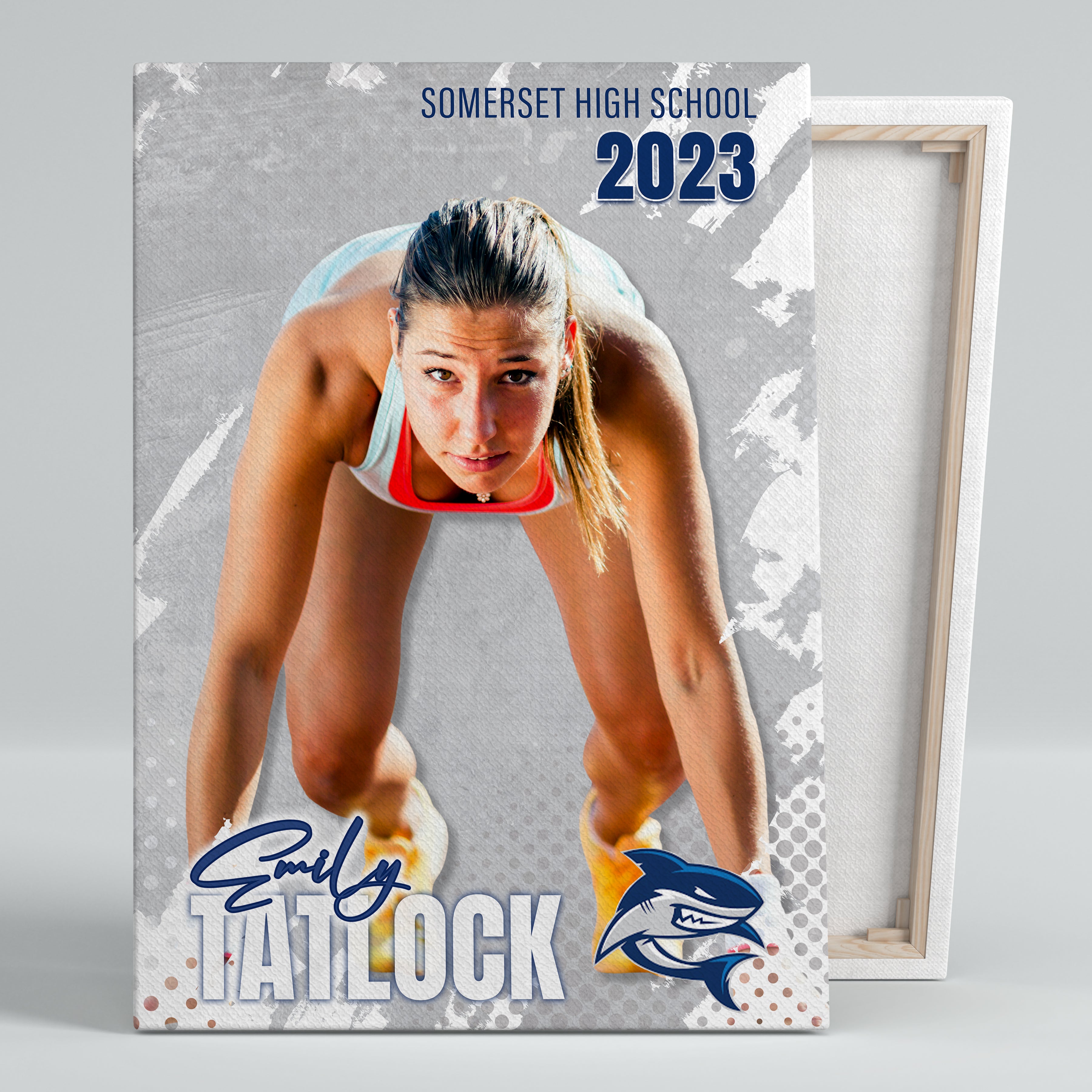 Personalized Sports Canvas Print - Switch - Track & Field