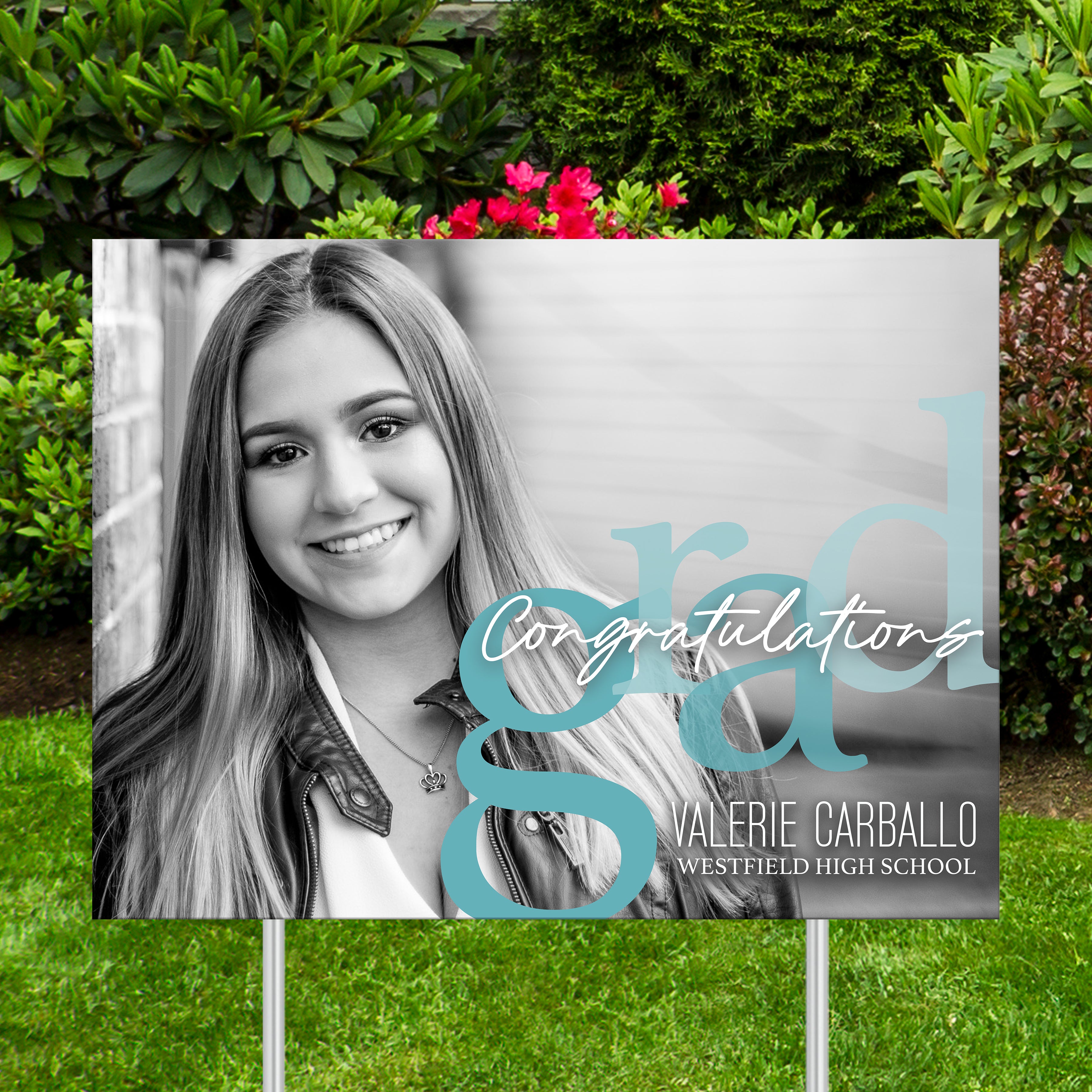 Graduation Yard Sign - Bubble Grad