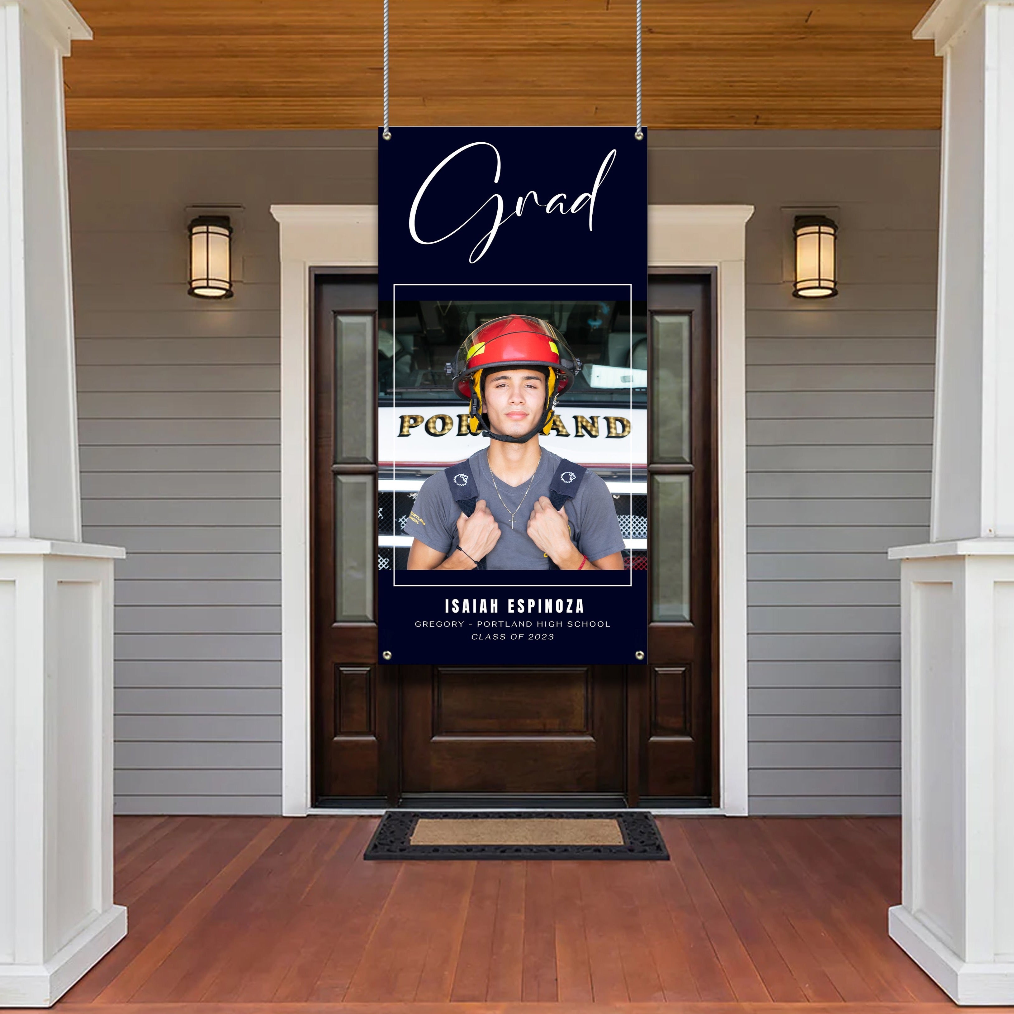 Custom Graduation Banner | Senior Night | Simple Script