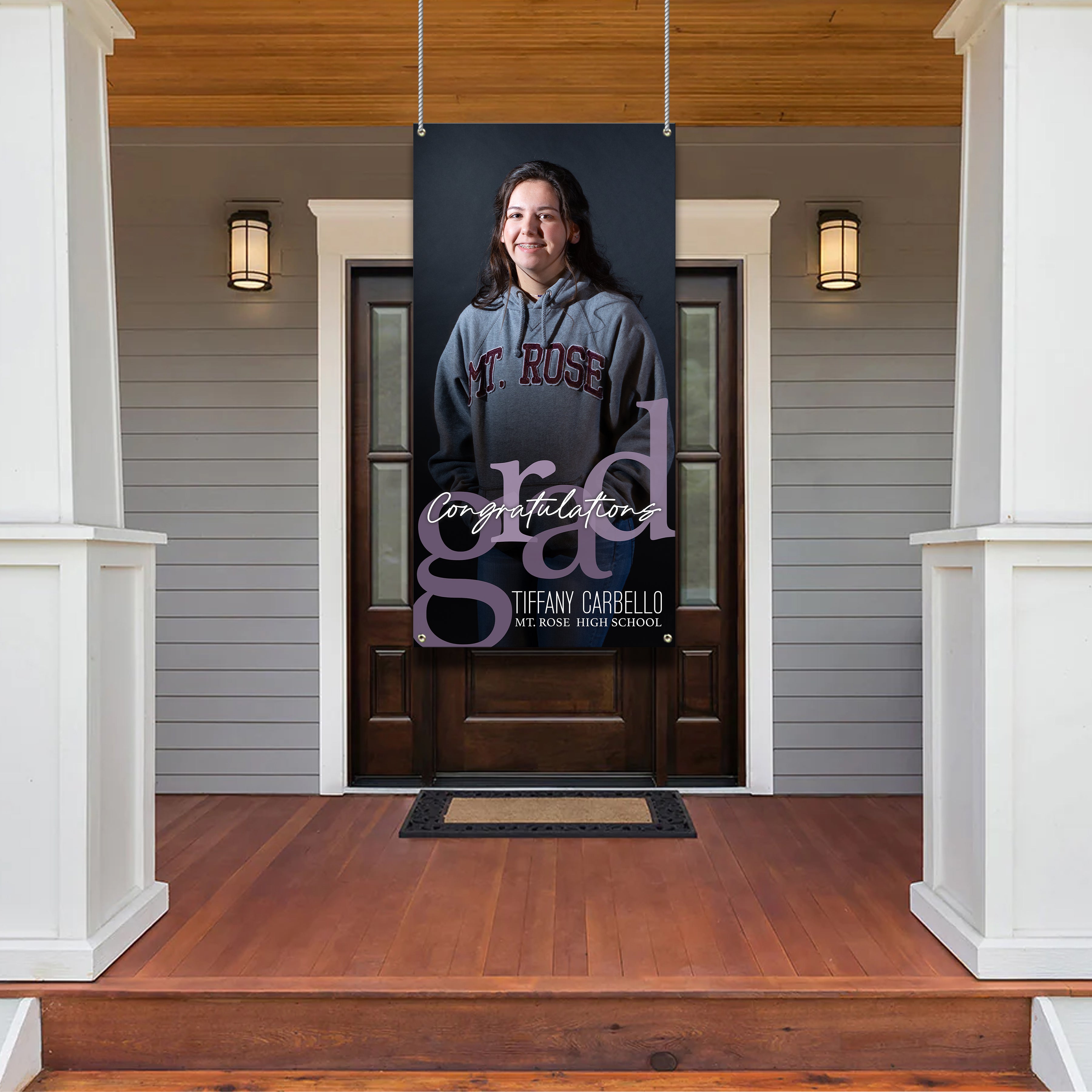 Custom Graduation Banner | Senior Night | Bubble Grad