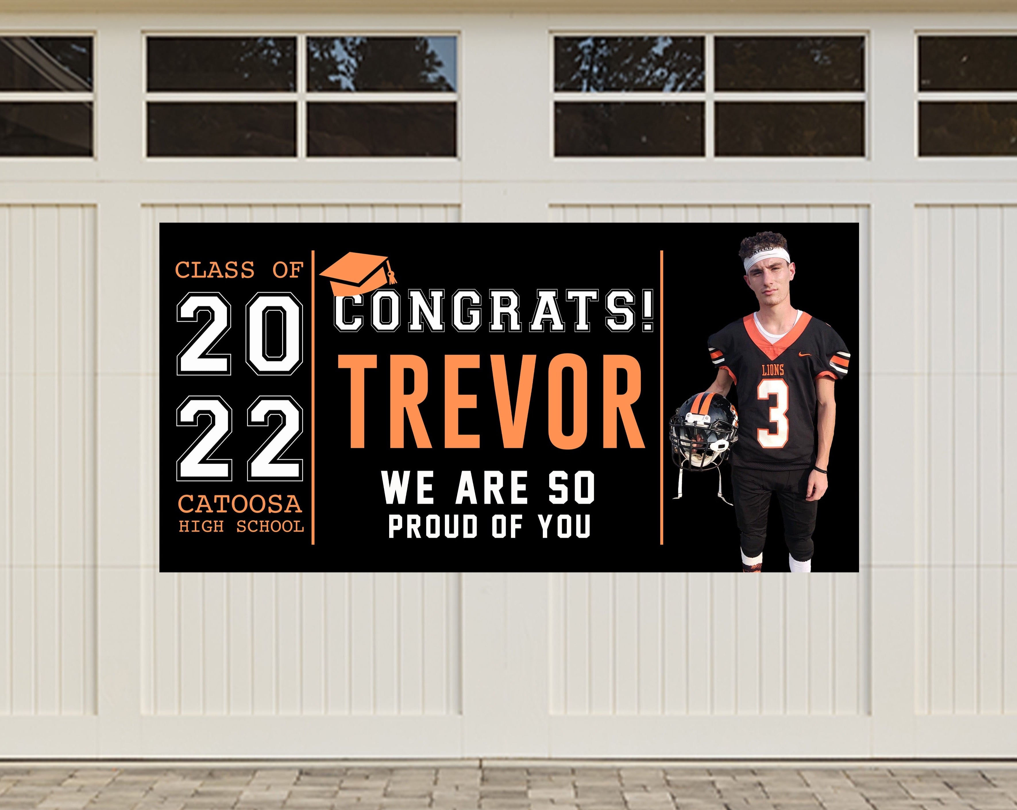Custom Graduation Banner | Senior Night | Congrats Grad