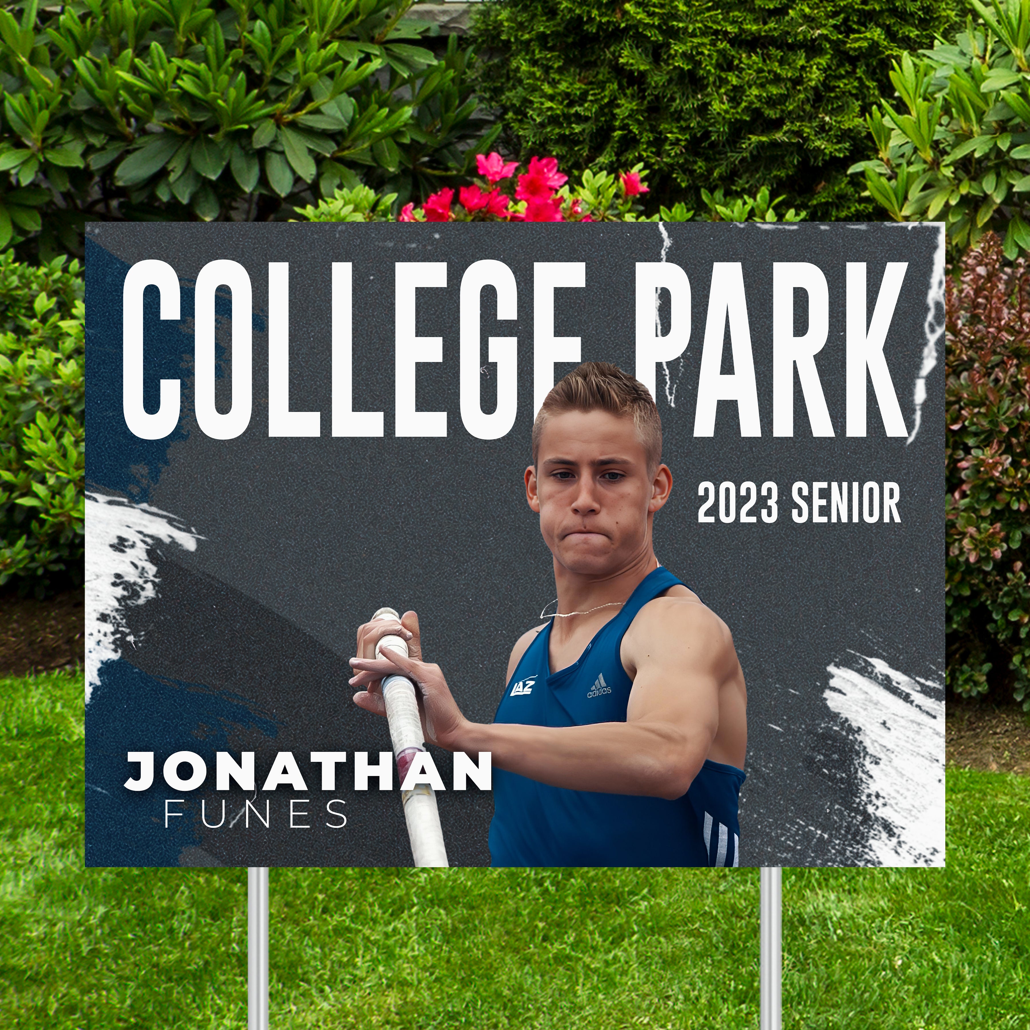 Sports Yard Sign - Graffiti - Track/Field