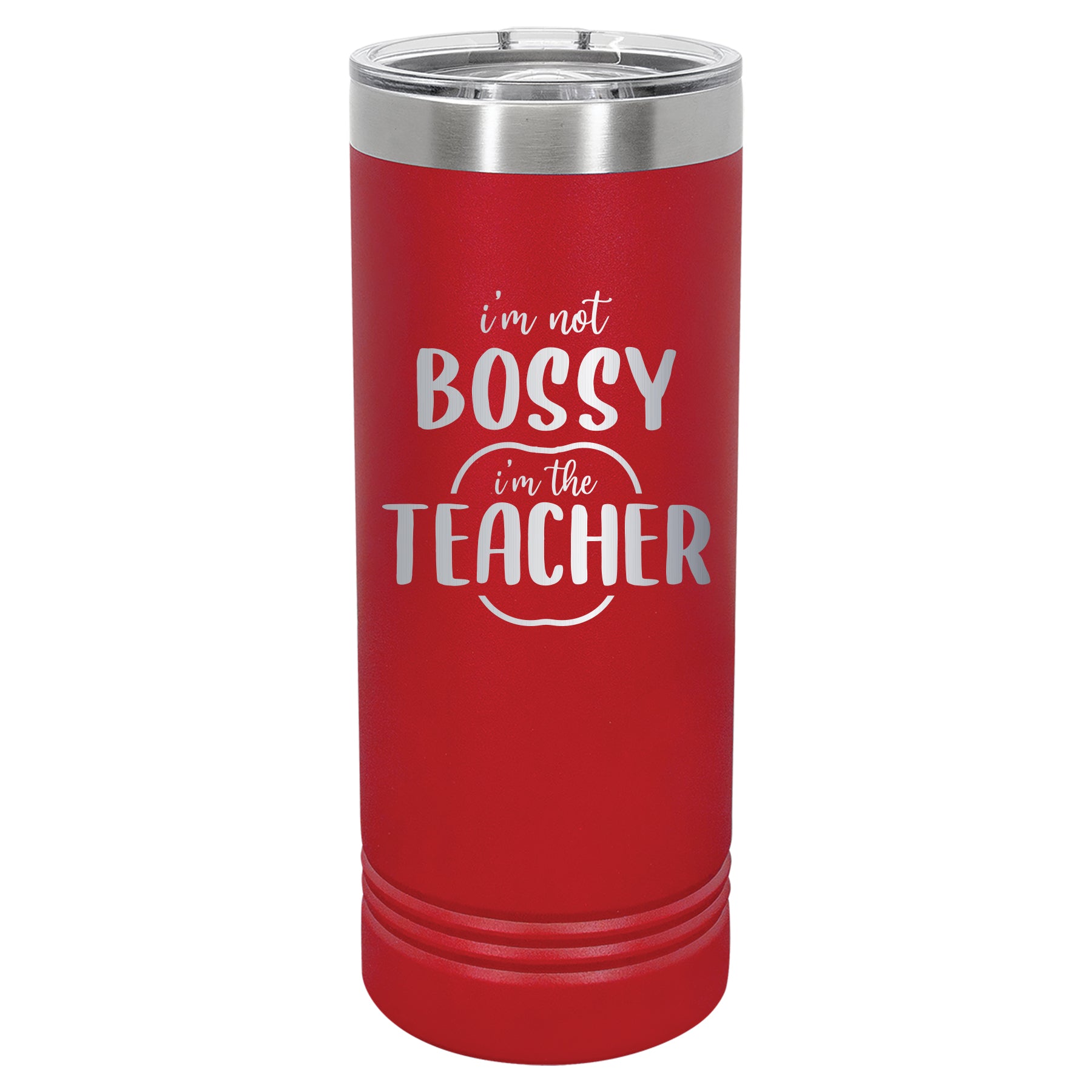Custom Engraved 22oz Tumbler - Bossy Teacher