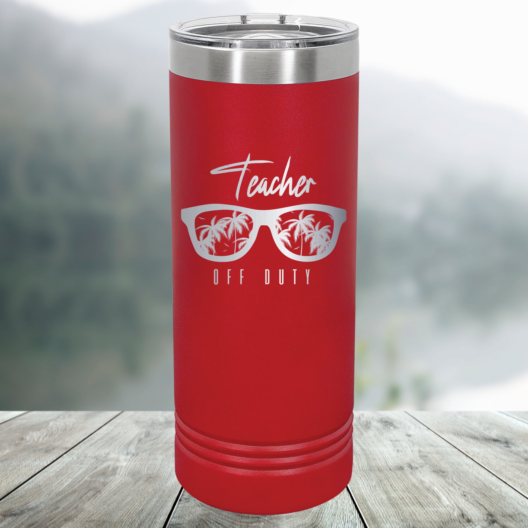 Custom Engraved 22oz Tumbler - Teacher Off Duty