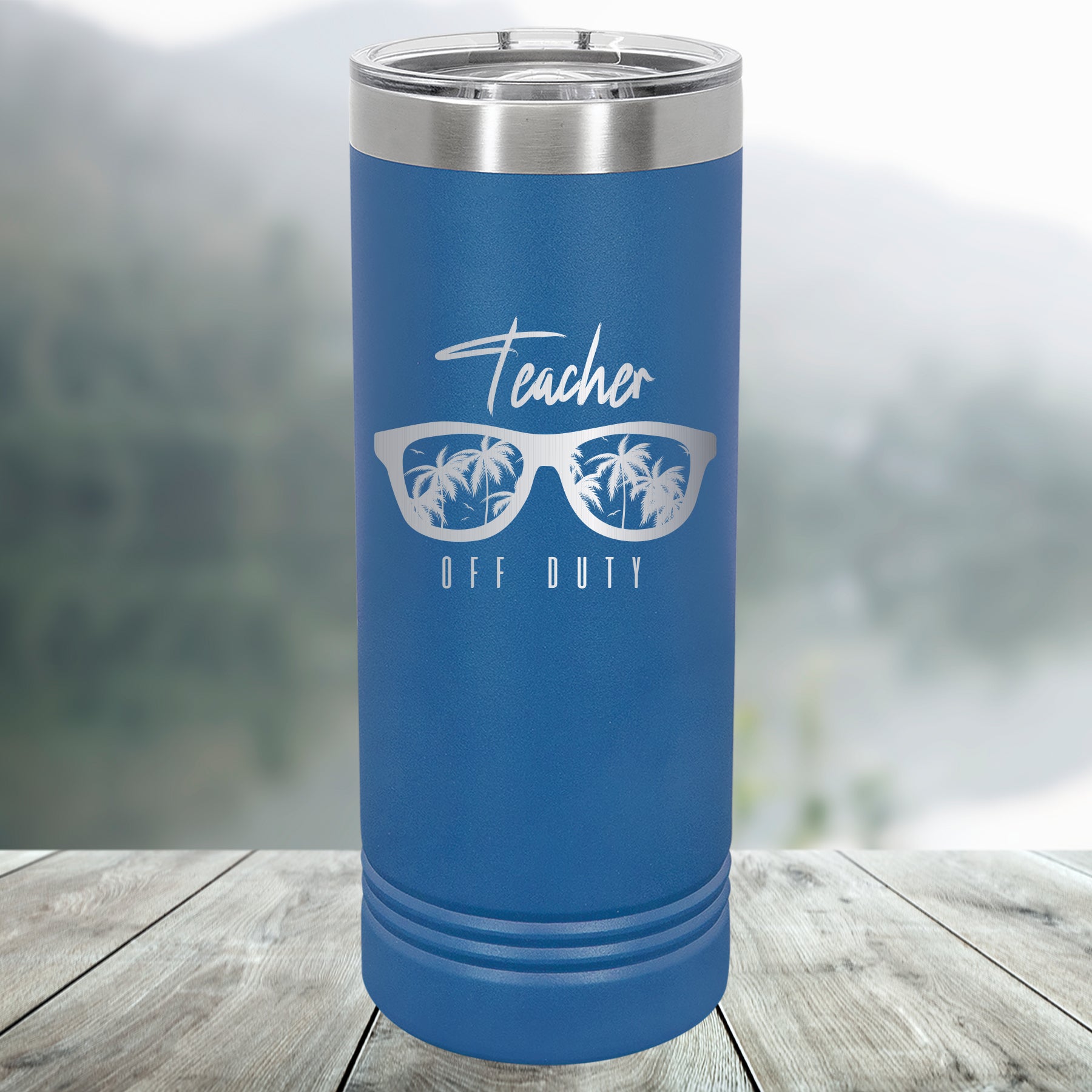 Custom Engraved 22oz Tumbler - Teacher Off Duty