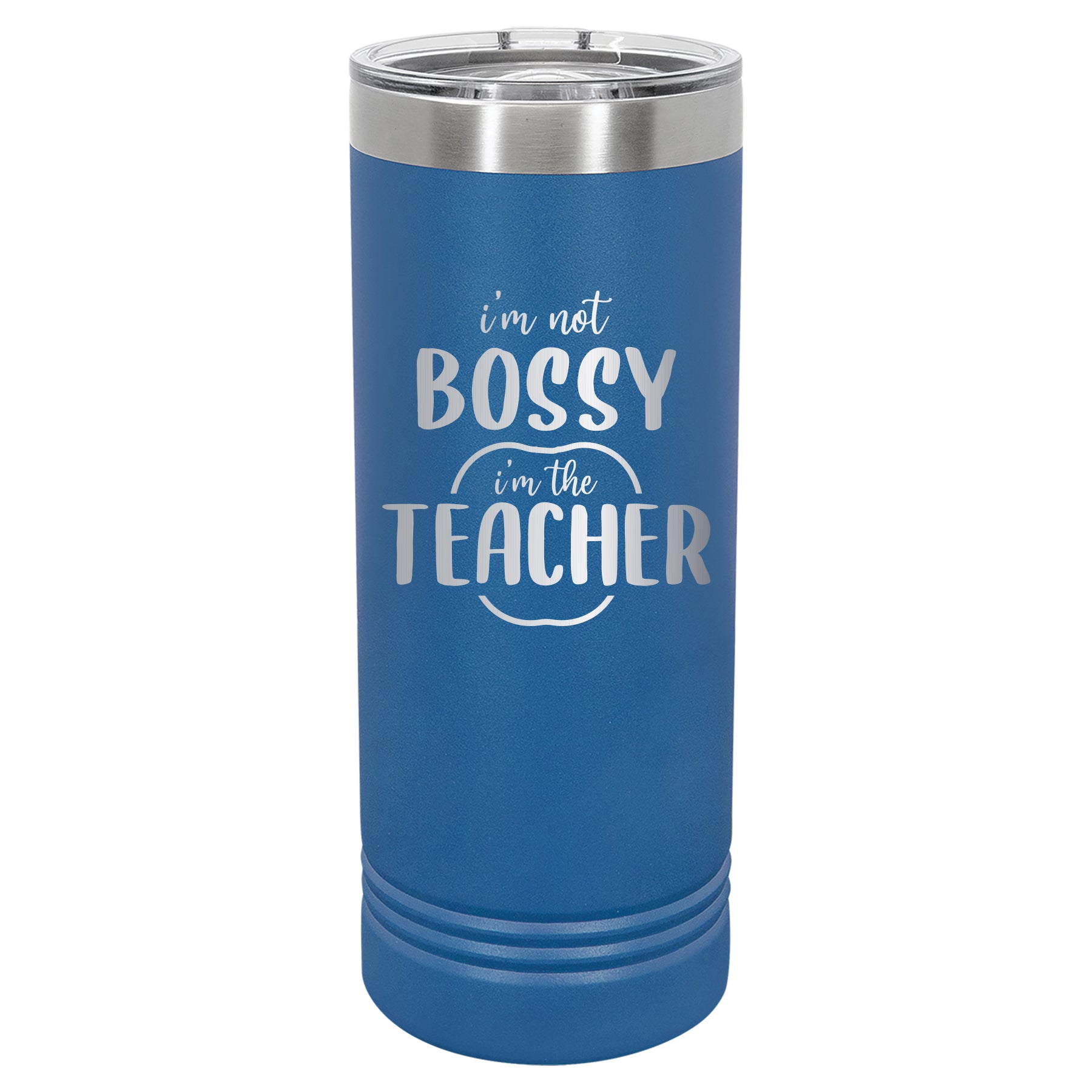 Custom Engraved 22oz Tumbler - Bossy Teacher