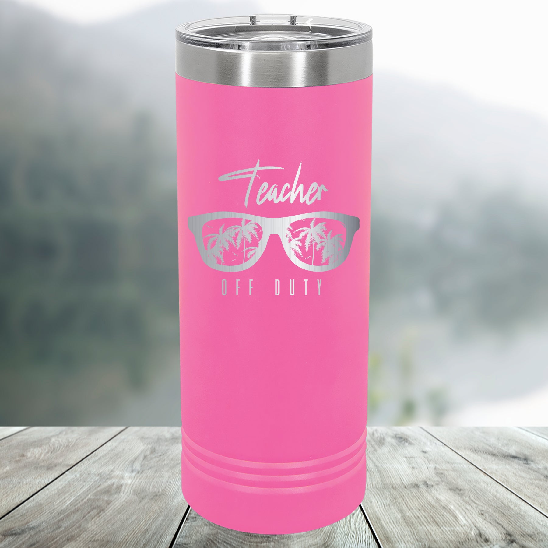 Custom Engraved 22oz Tumbler - Teacher Off Duty