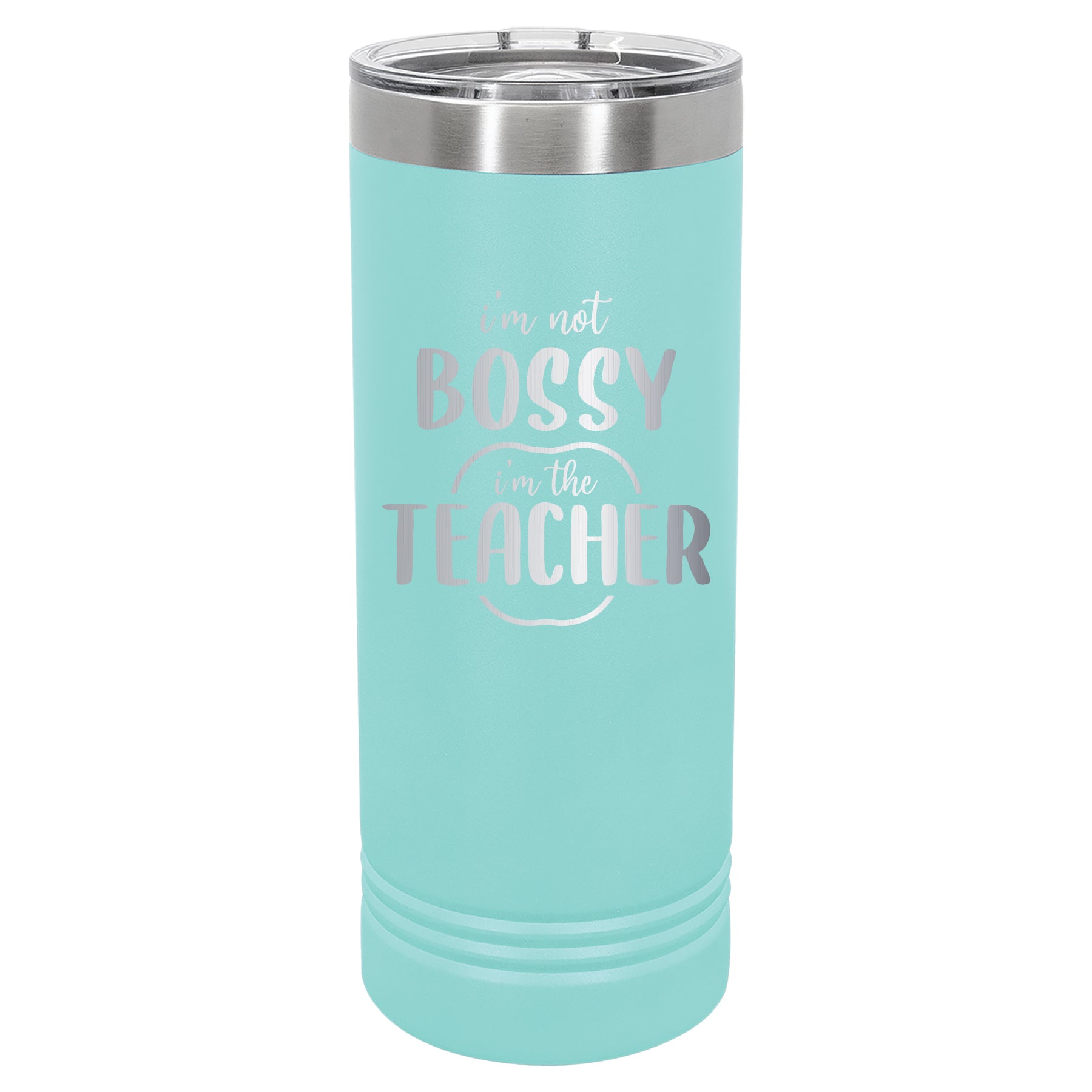 Custom Engraved 22oz Tumbler - Bossy Teacher