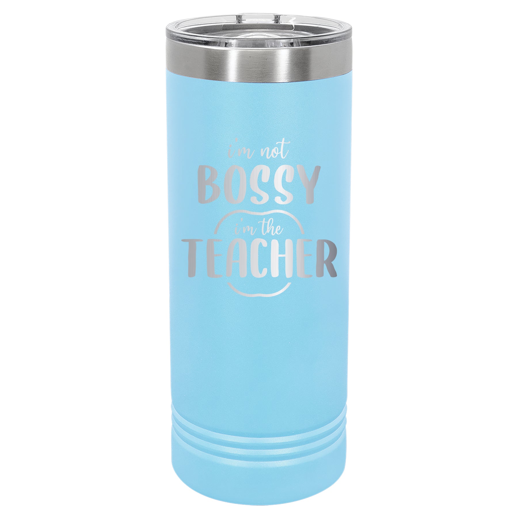 Custom Engraved 22oz Tumbler - Bossy Teacher
