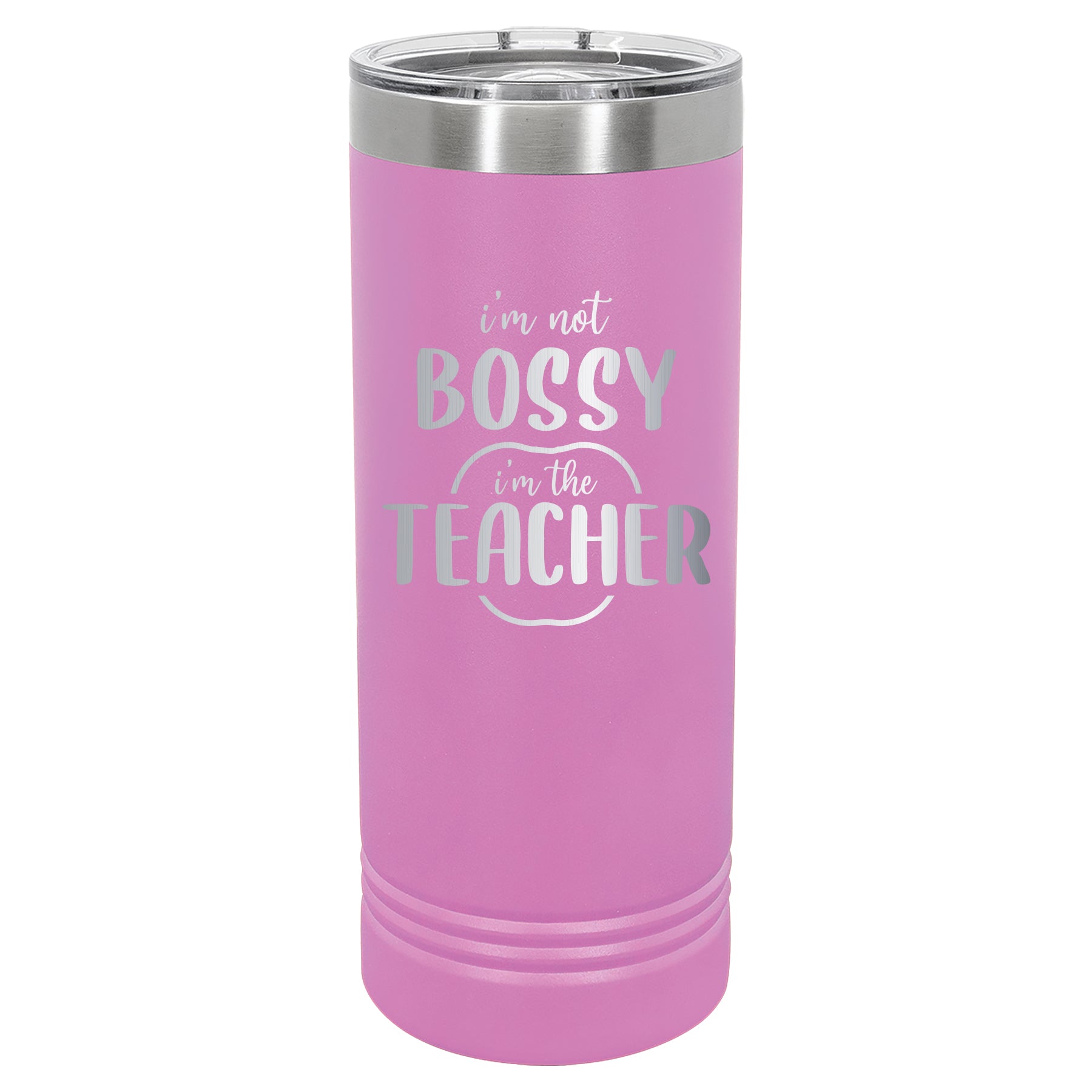 Custom Engraved 22oz Tumbler - Bossy Teacher