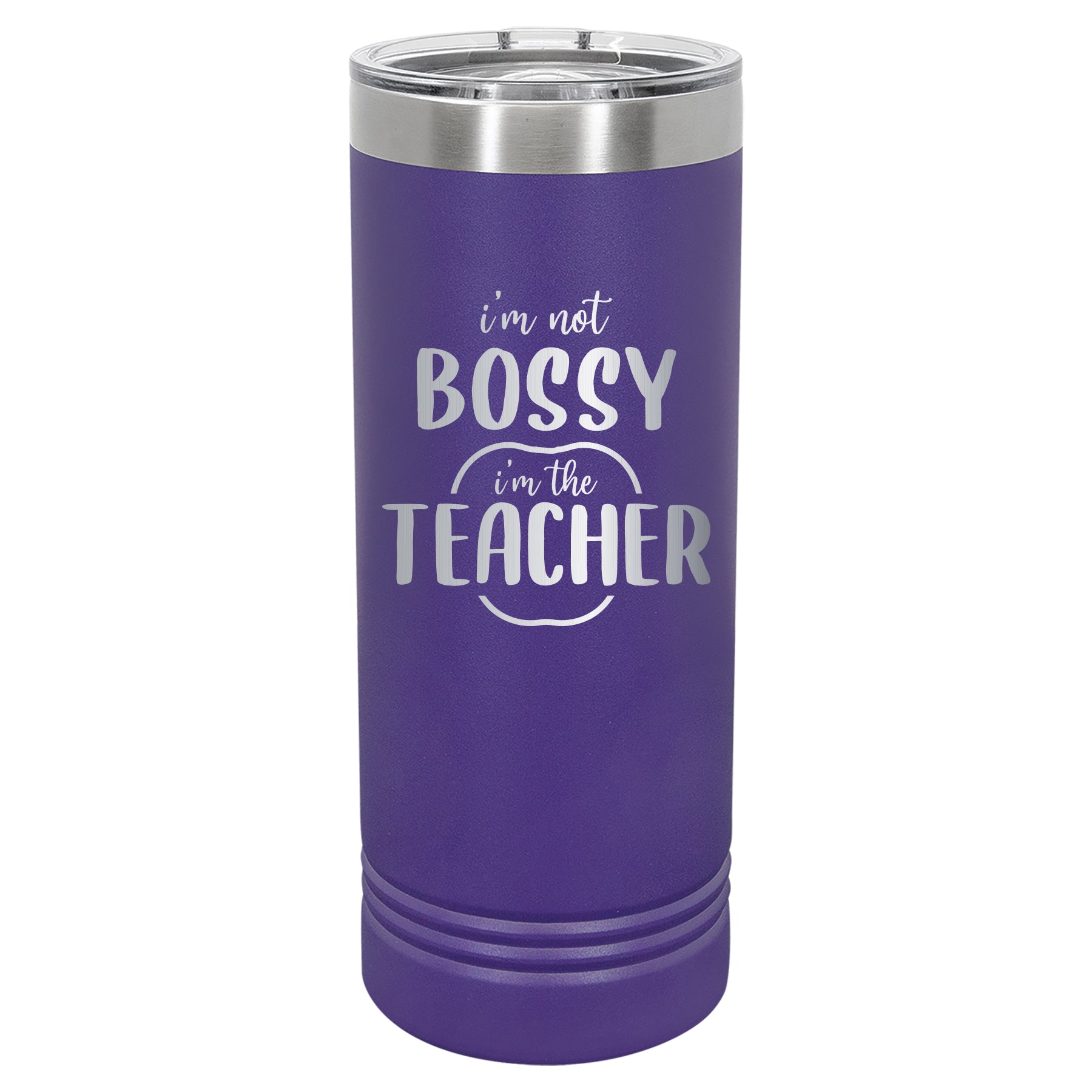 Custom Engraved 22oz Tumbler - Bossy Teacher
