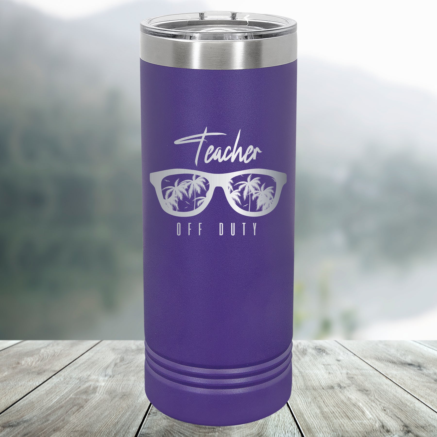 Custom Engraved 22oz Tumbler - Teacher Off Duty