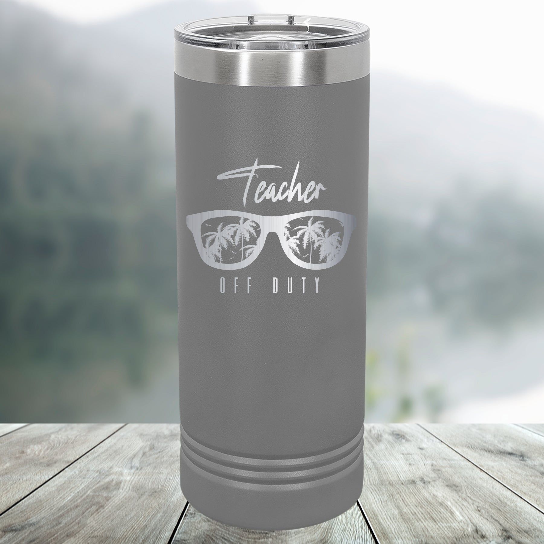 Custom Engraved 22oz Tumbler - Teacher Off Duty