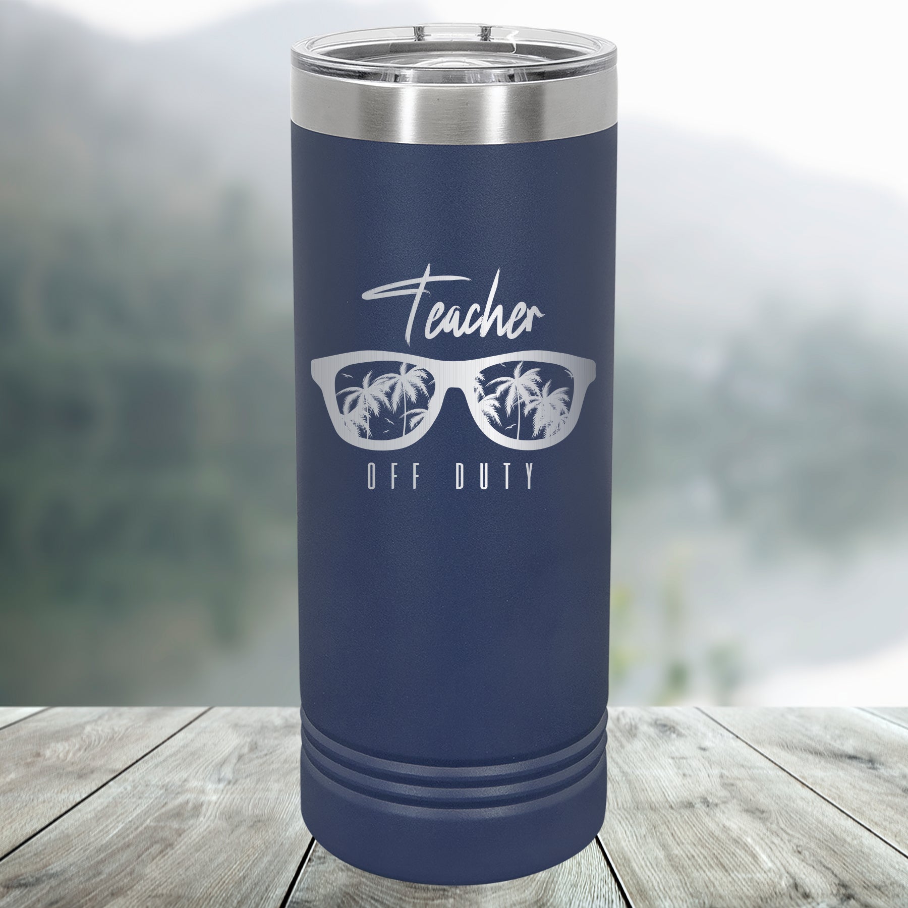 Custom Engraved 22oz Tumbler - Teacher Off Duty