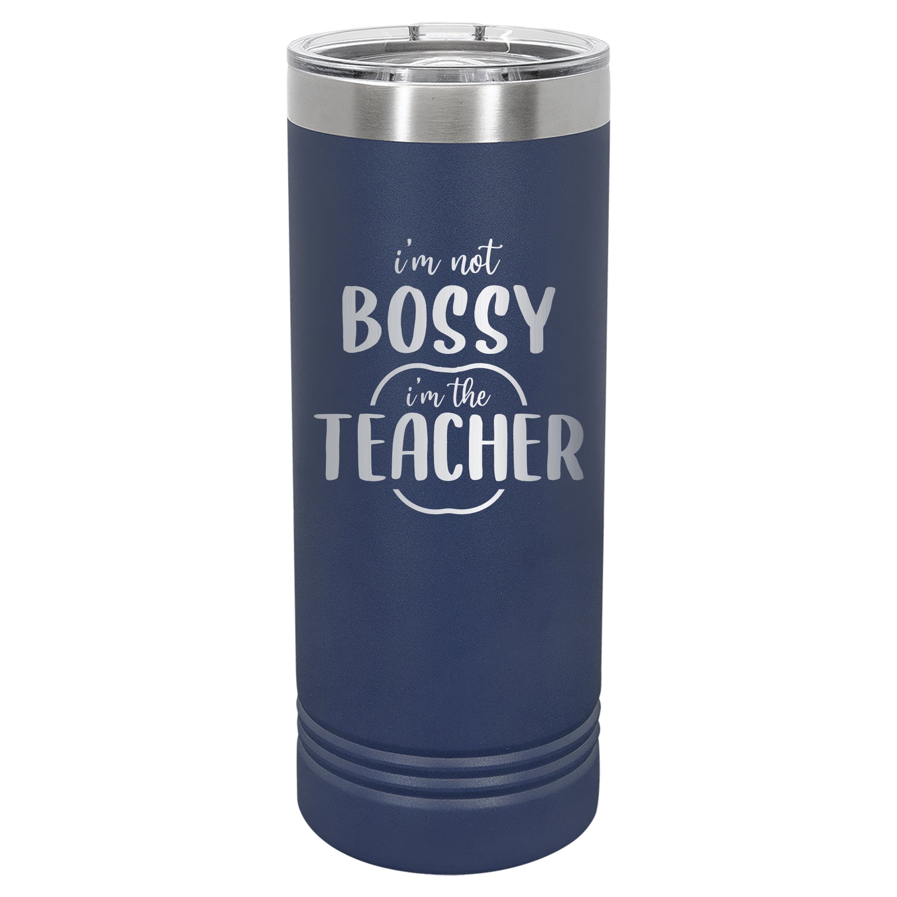 Custom Engraved 22oz Tumbler - Bossy Teacher