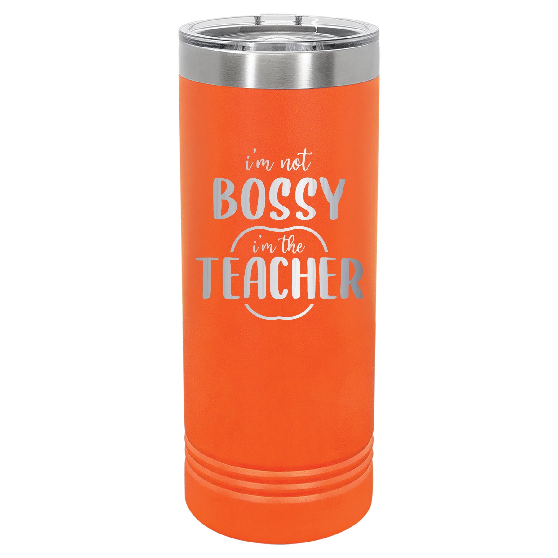 Custom Engraved 22oz Tumbler - Bossy Teacher