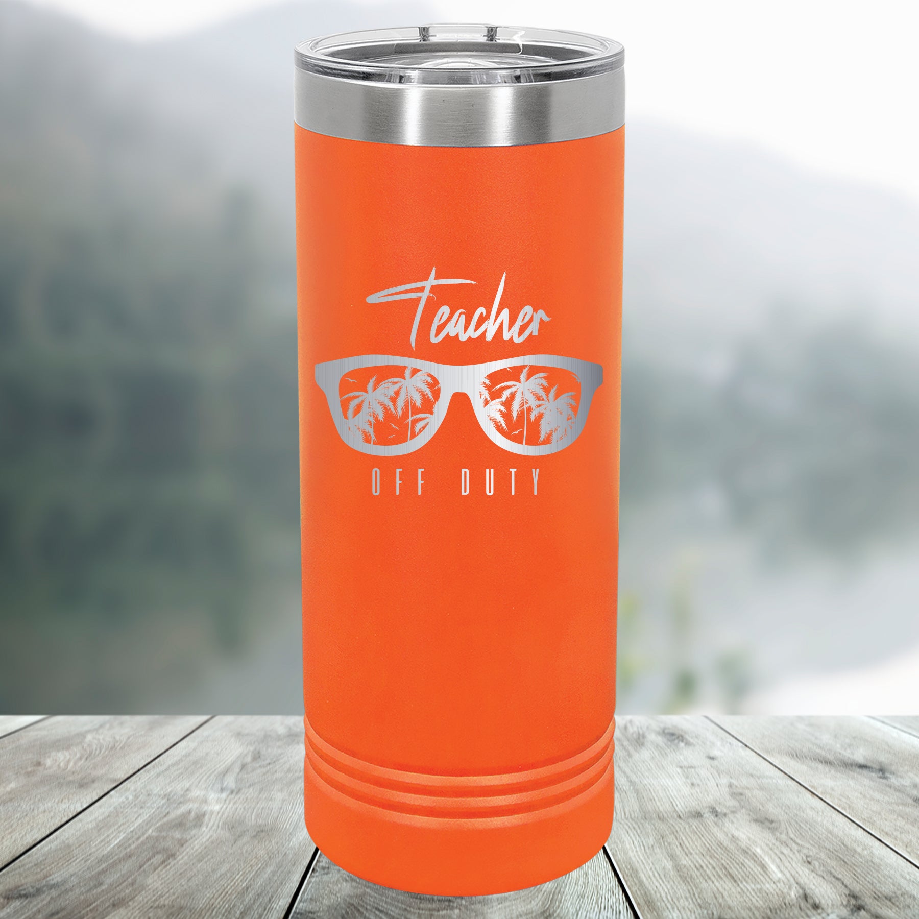 Custom Engraved 22oz Tumbler - Teacher Off Duty
