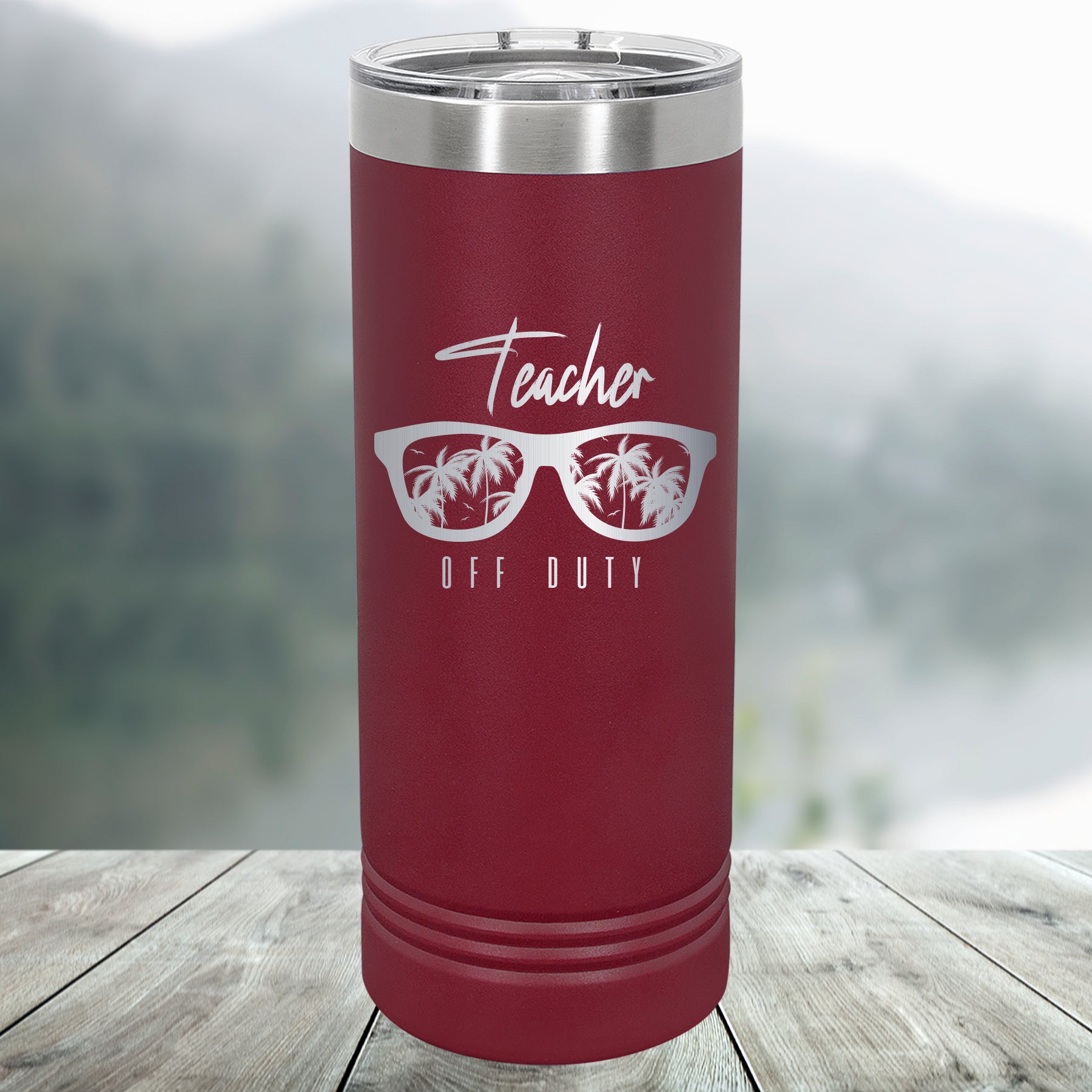 Custom Engraved 22oz Tumbler - Teacher Off Duty